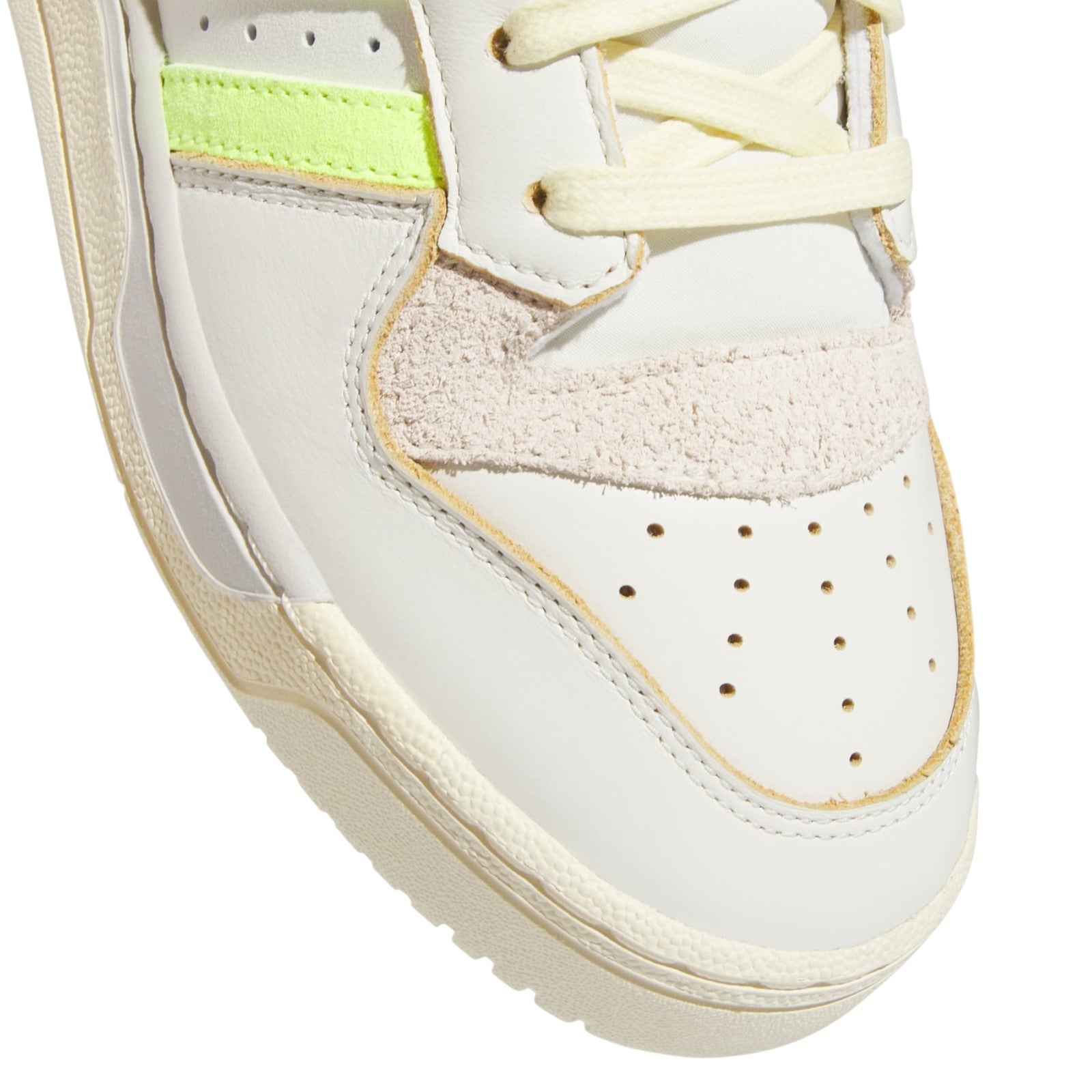 adidas Originals Women's Rivalry 86 Low Trainers - Ivory / Lucid Lemon / Easy Yellow