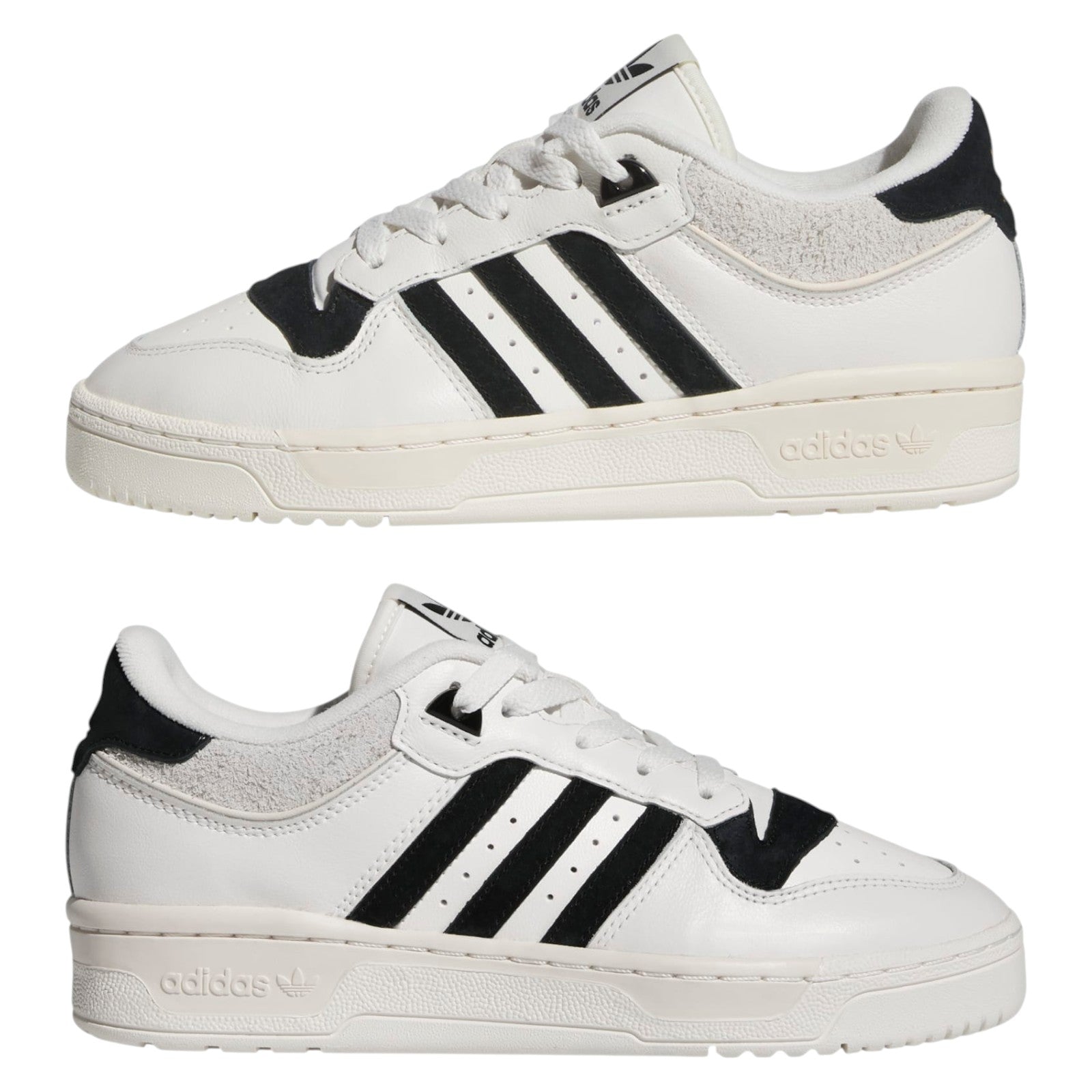 adidas Originals Women's Rivalry Low 86 Trainers - Cloud White / Core Black / Wonder White