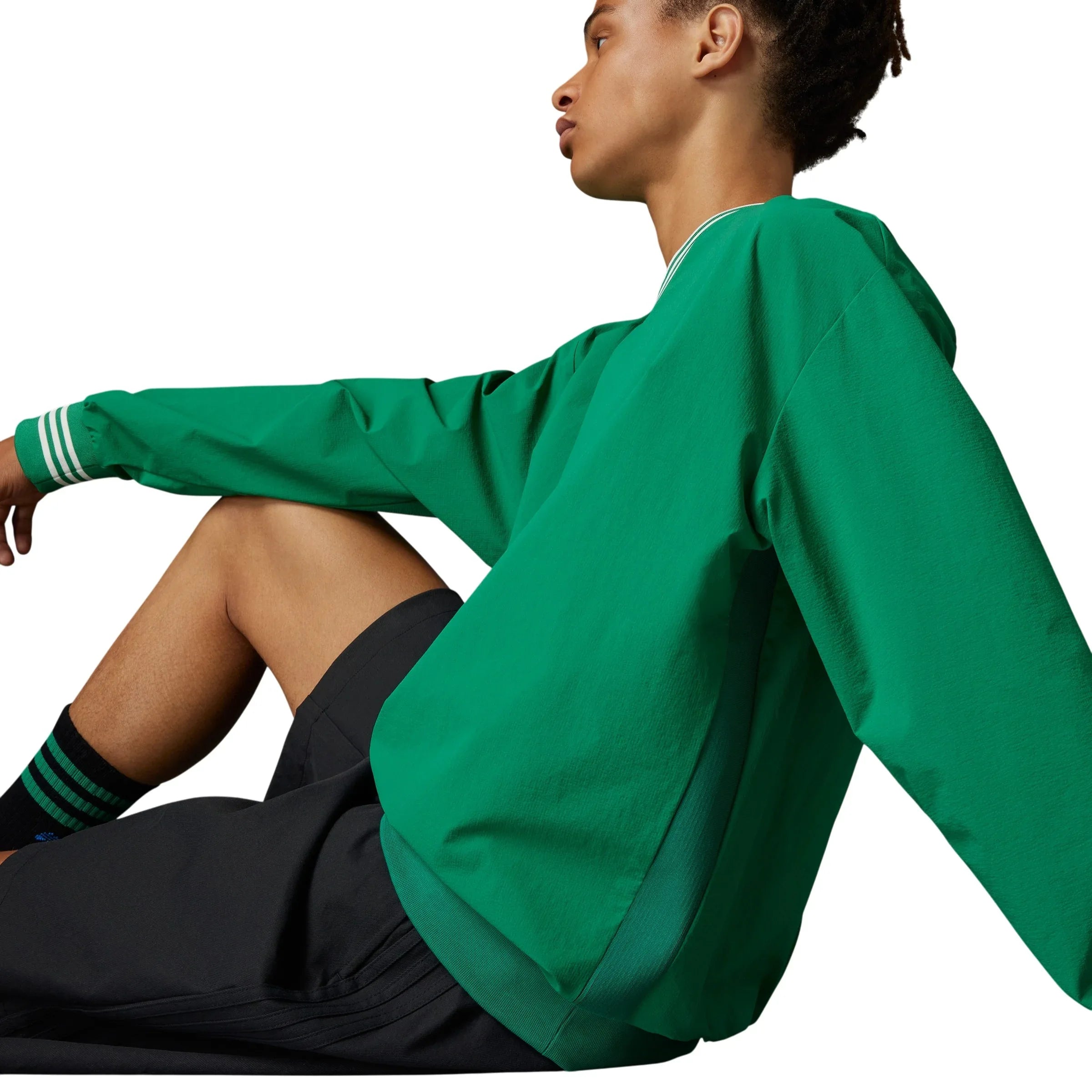 adidas Originals Rolling Links Crewneck Sweatshirt - Bold Green - ViaductClothing