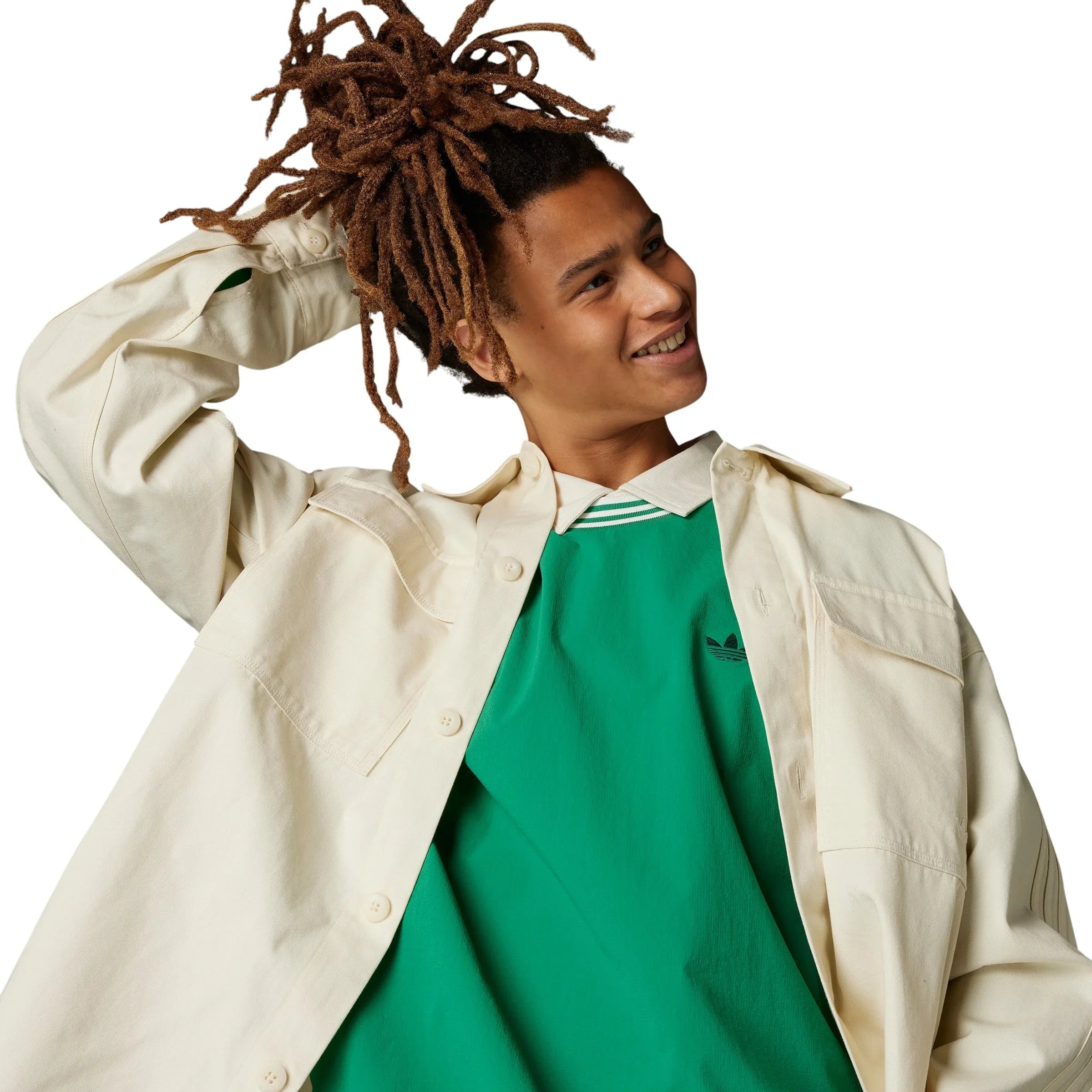 adidas Originals Rolling Links Crewneck Sweatshirt - Bold Green - ViaductClothing