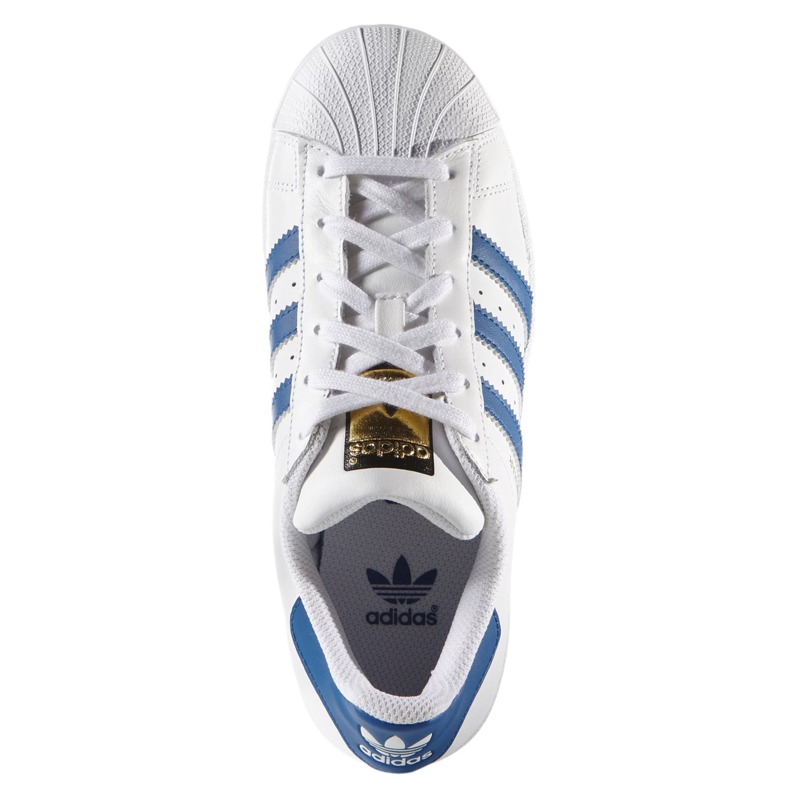 adidas Originals Junior Superstar Foundation Trainers - White Blue