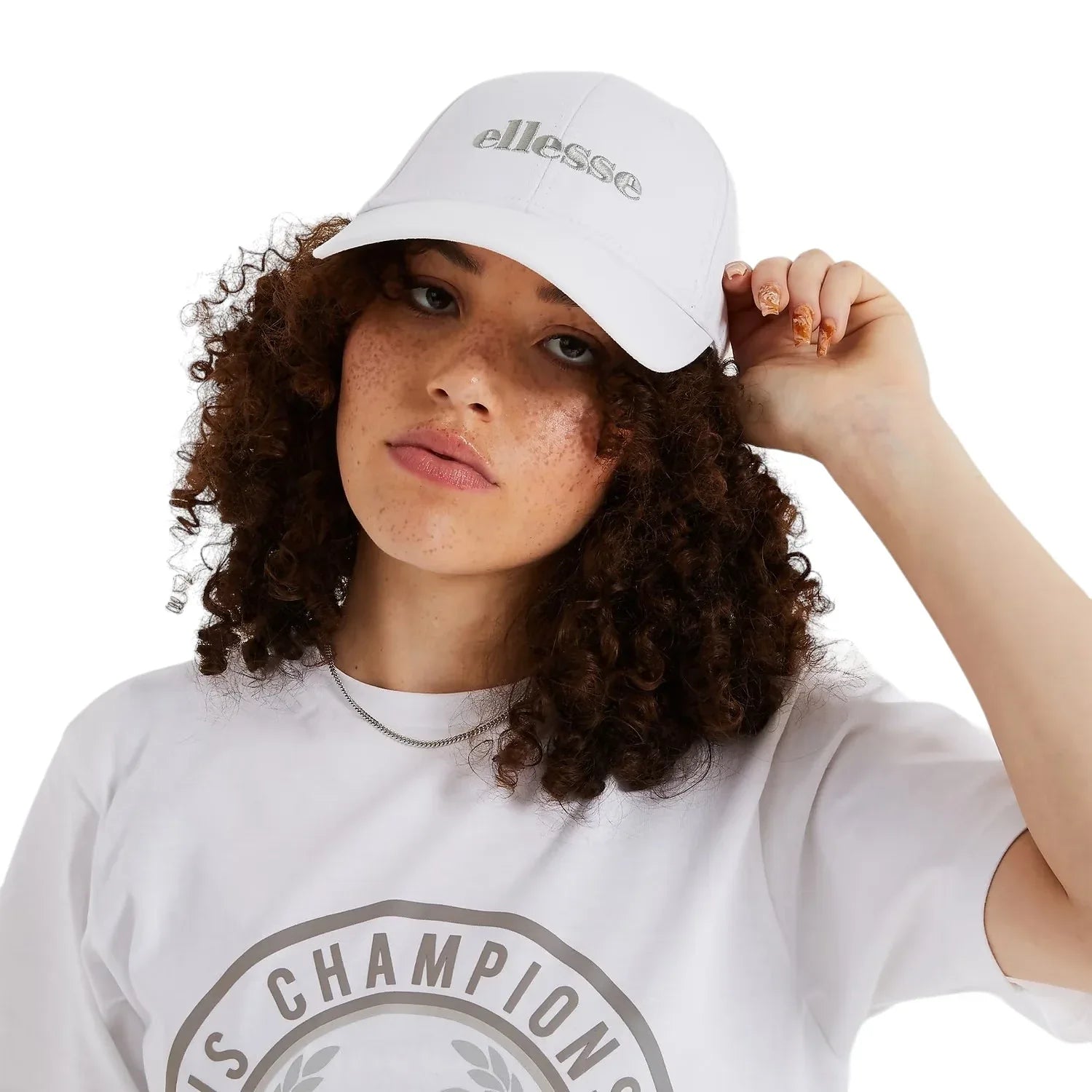 Ellesse Unisex Alba Cap - White - One Size - ViaductClothing