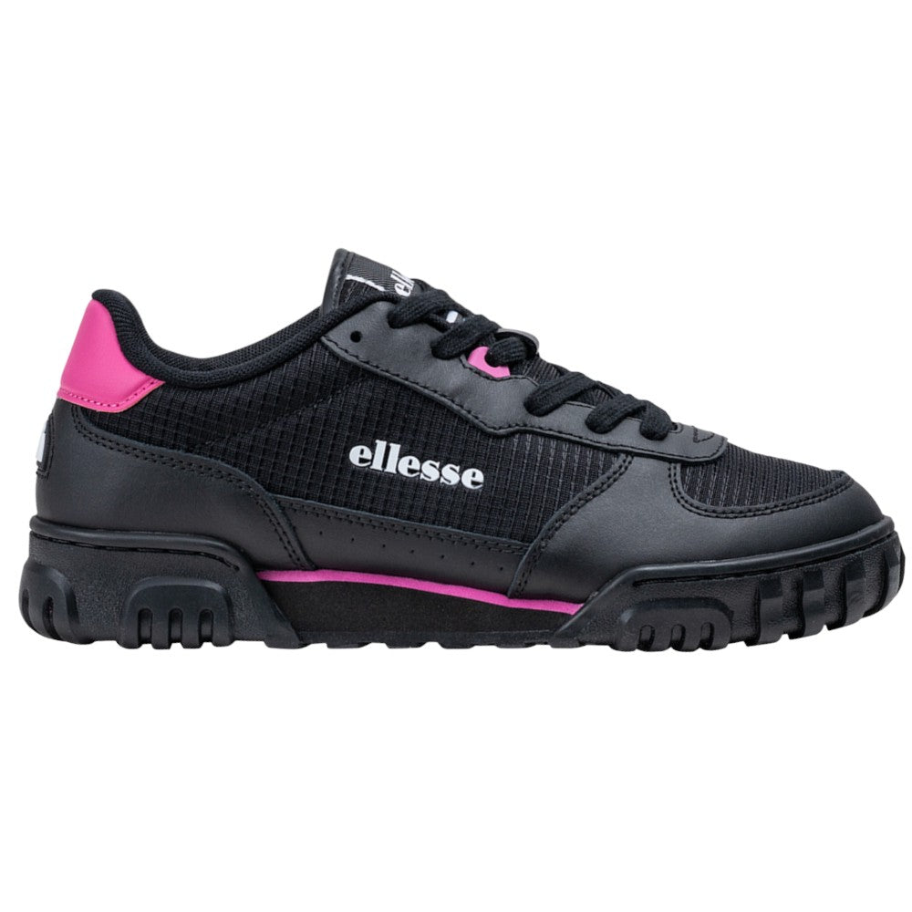 Ellesse Womens Tanker Cupsole Shoes Black Pink SGMF0459