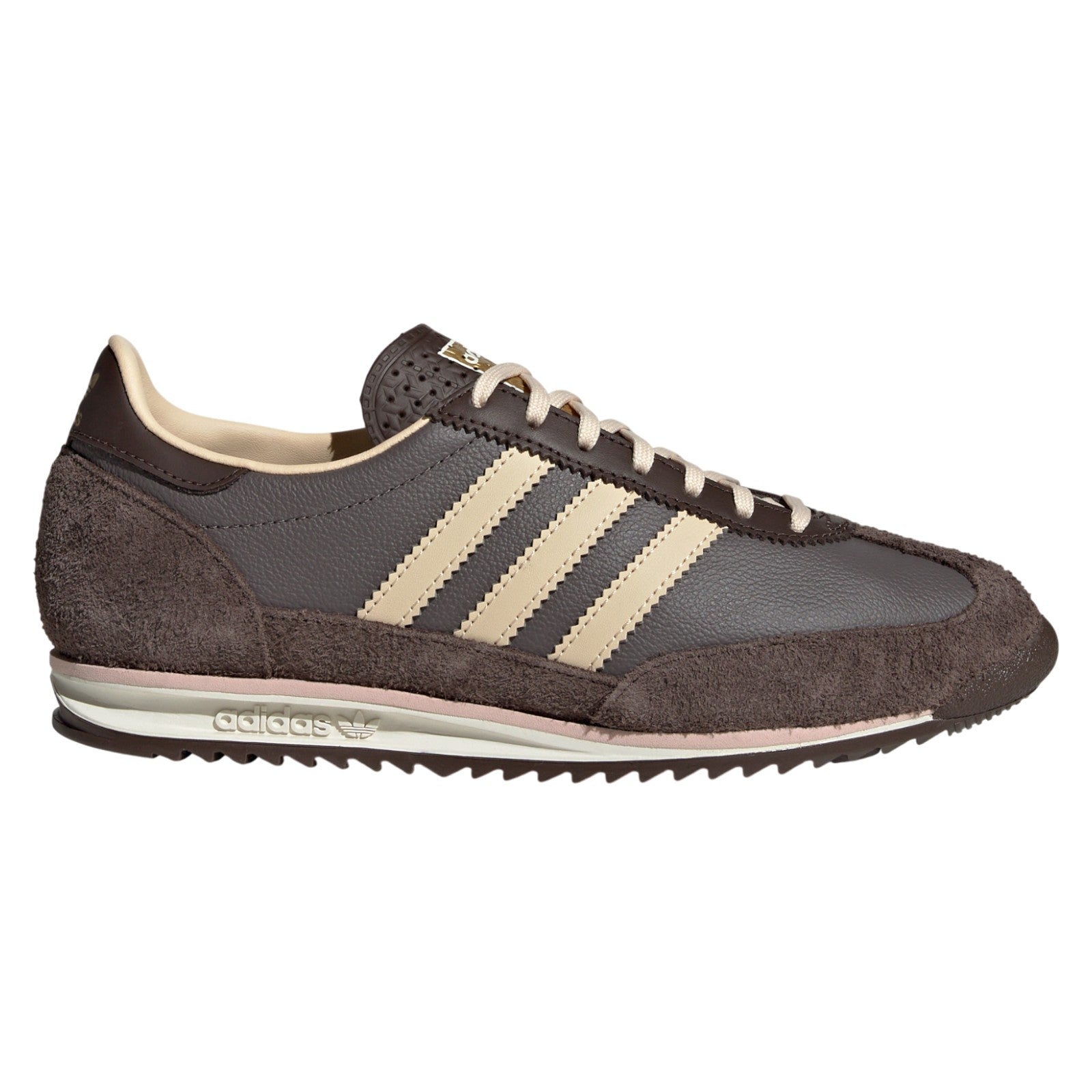 adidas Originals Womens SL 72 OG Shoes - Brown / Crystal Sand