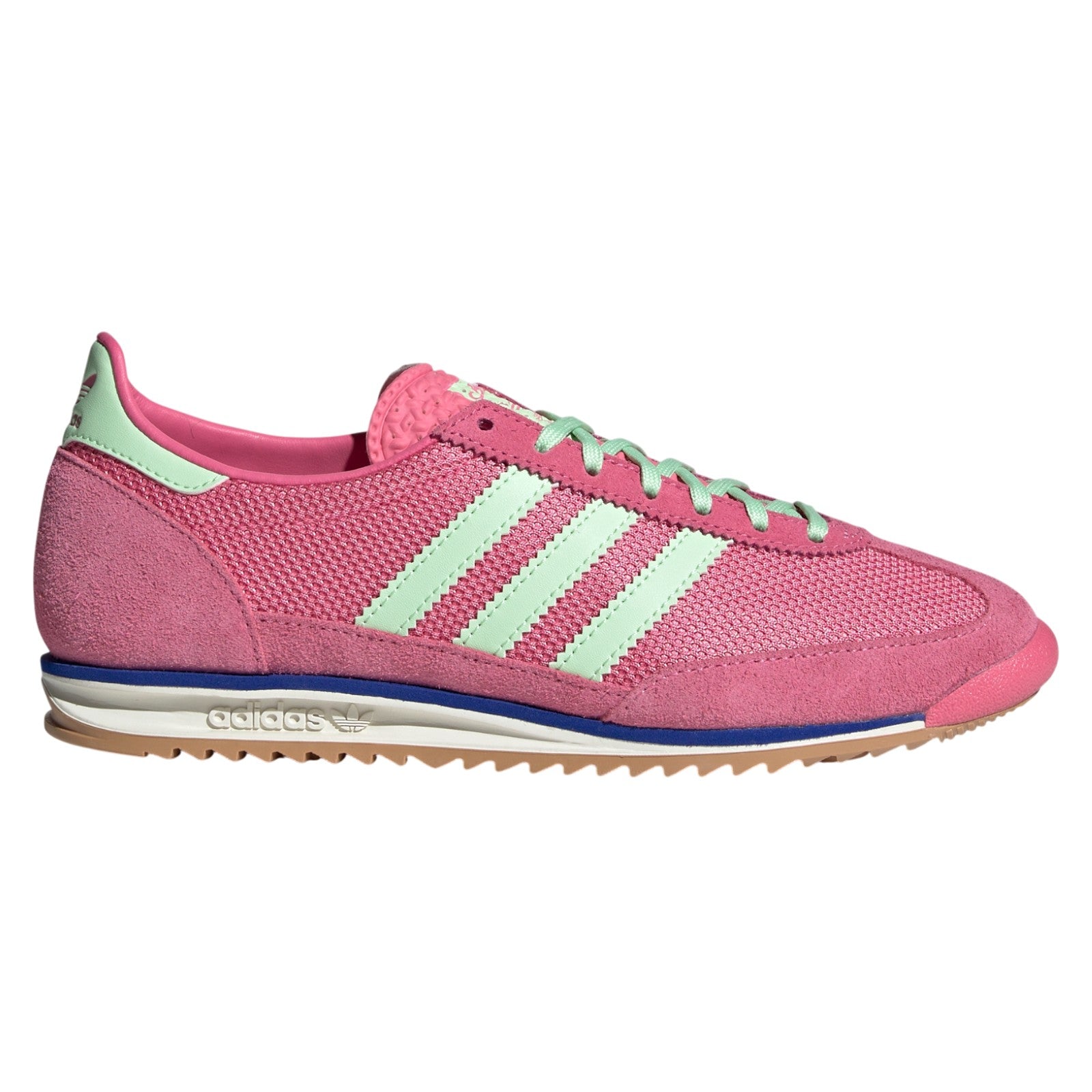 adidas Originals Womens SL 72 OG Shoes - Pink Fusion / Semi Green