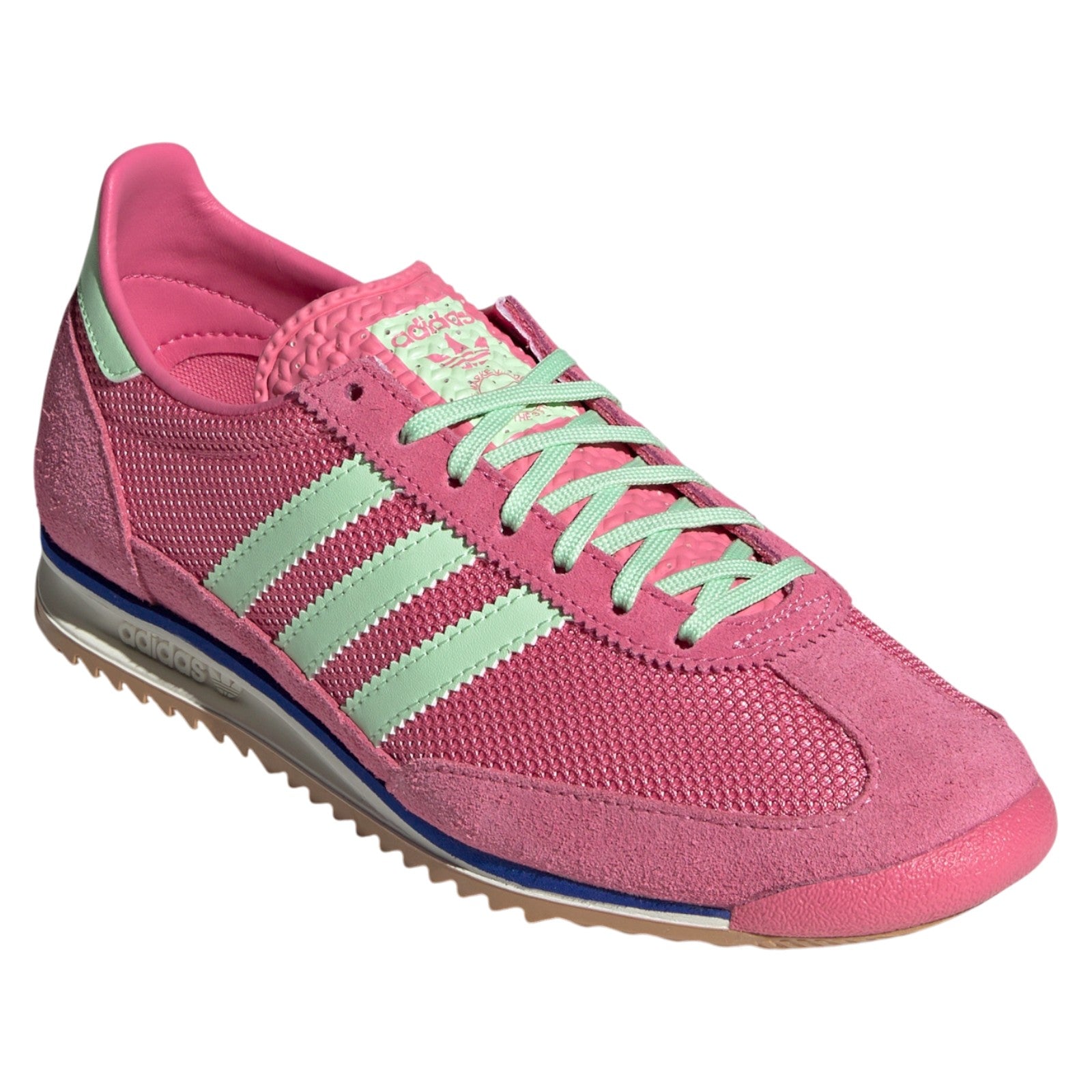 adidas Originals Womens SL 72 OG Shoes - Pink Fusion / Semi Green