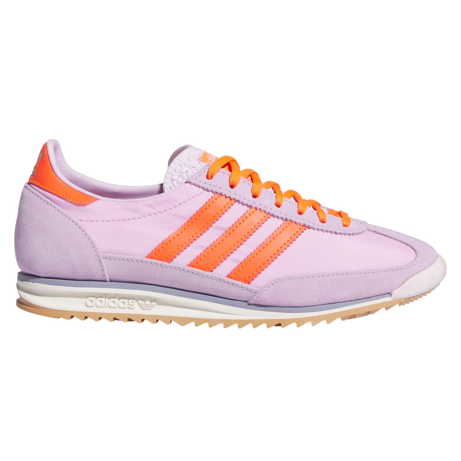 adidas Originals Womens SL 72 OG Shoes Ice Lavender / Impact Orange