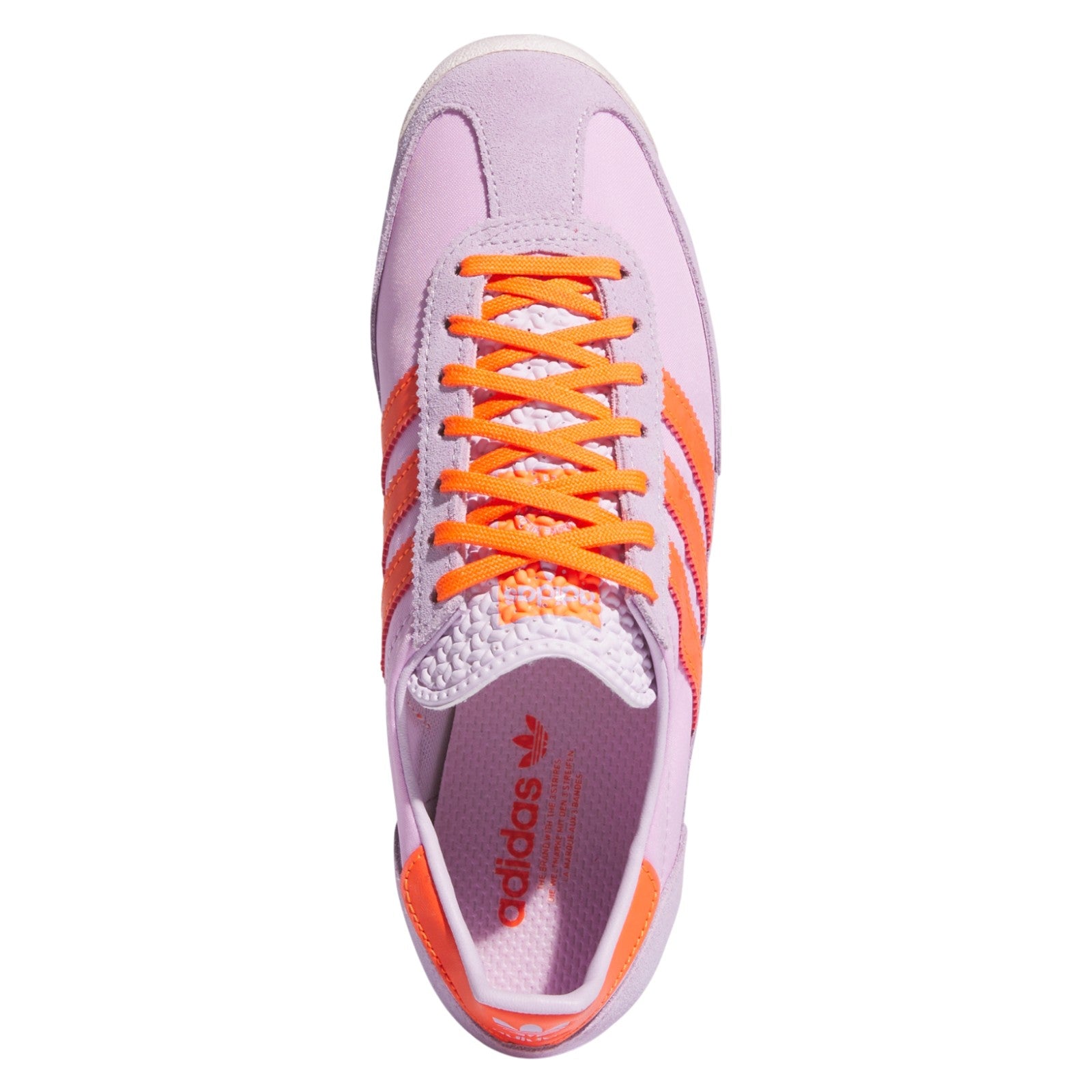 adidas Originals Womens SL 72 OG Shoes Ice Lavender / Impact Orange