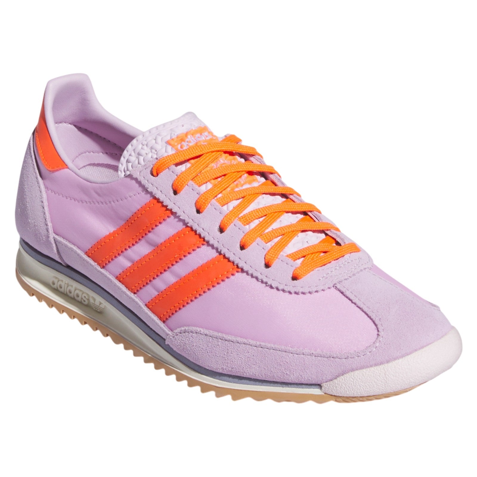 adidas Originals Womens SL 72 OG Shoes Ice Lavender / Impact Orange