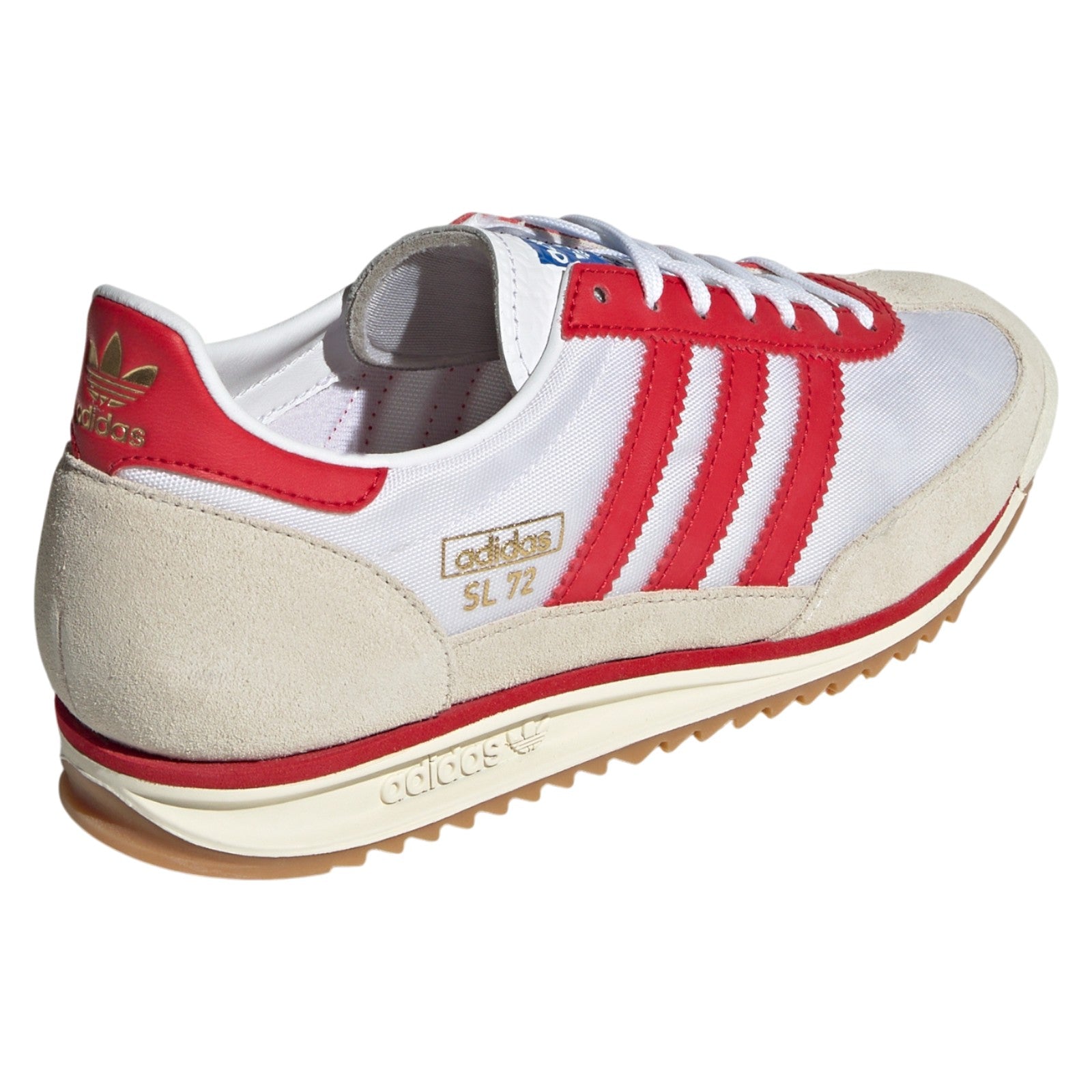 adidas Originals Womens SL 72 OG Shoes - Cloud White / Better Scarlet