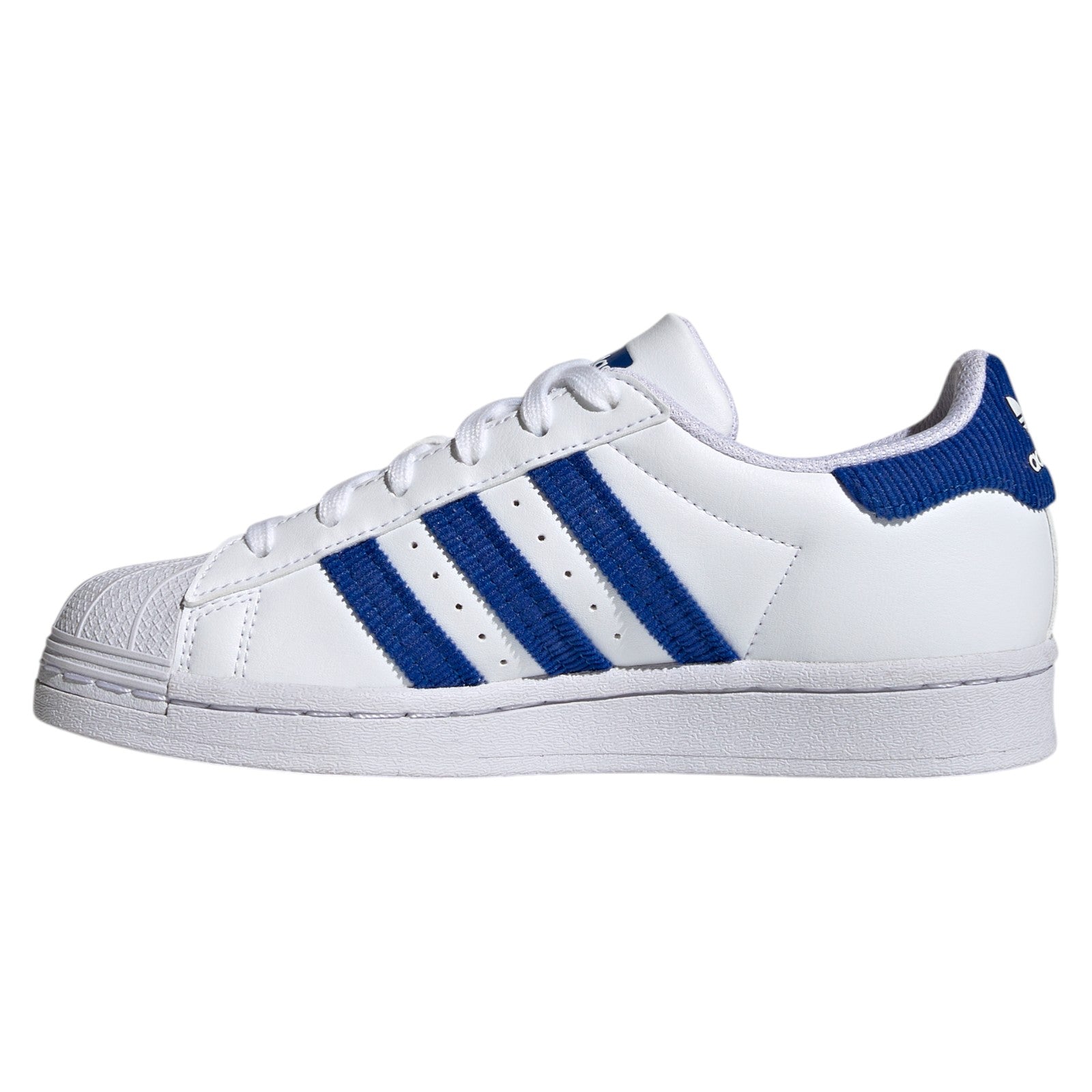 adidas Originals Junior Superstar Trainers - White Royal Blue