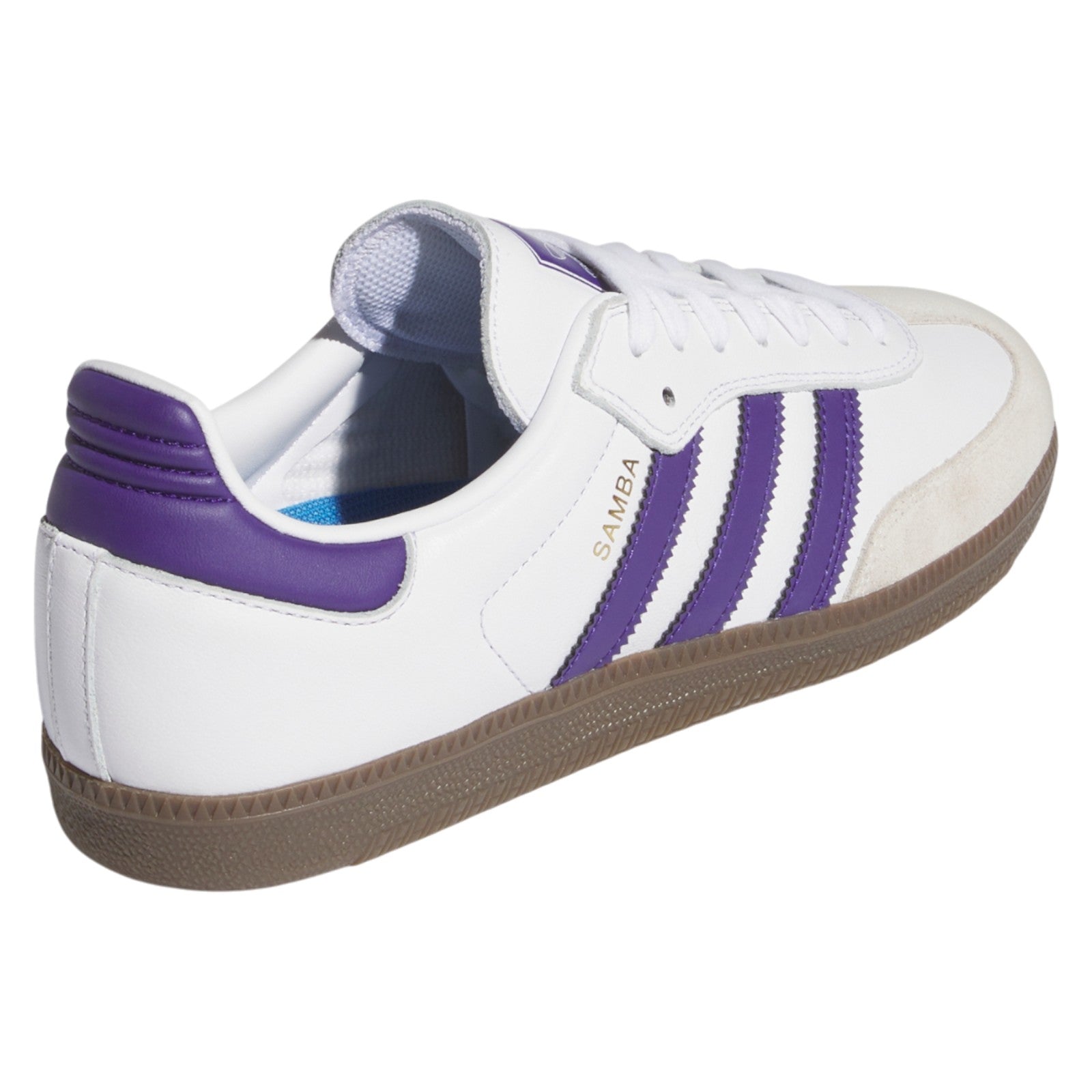 adidas Originals Samba ADV Shoes - Cloud White / Collegiate Purple
