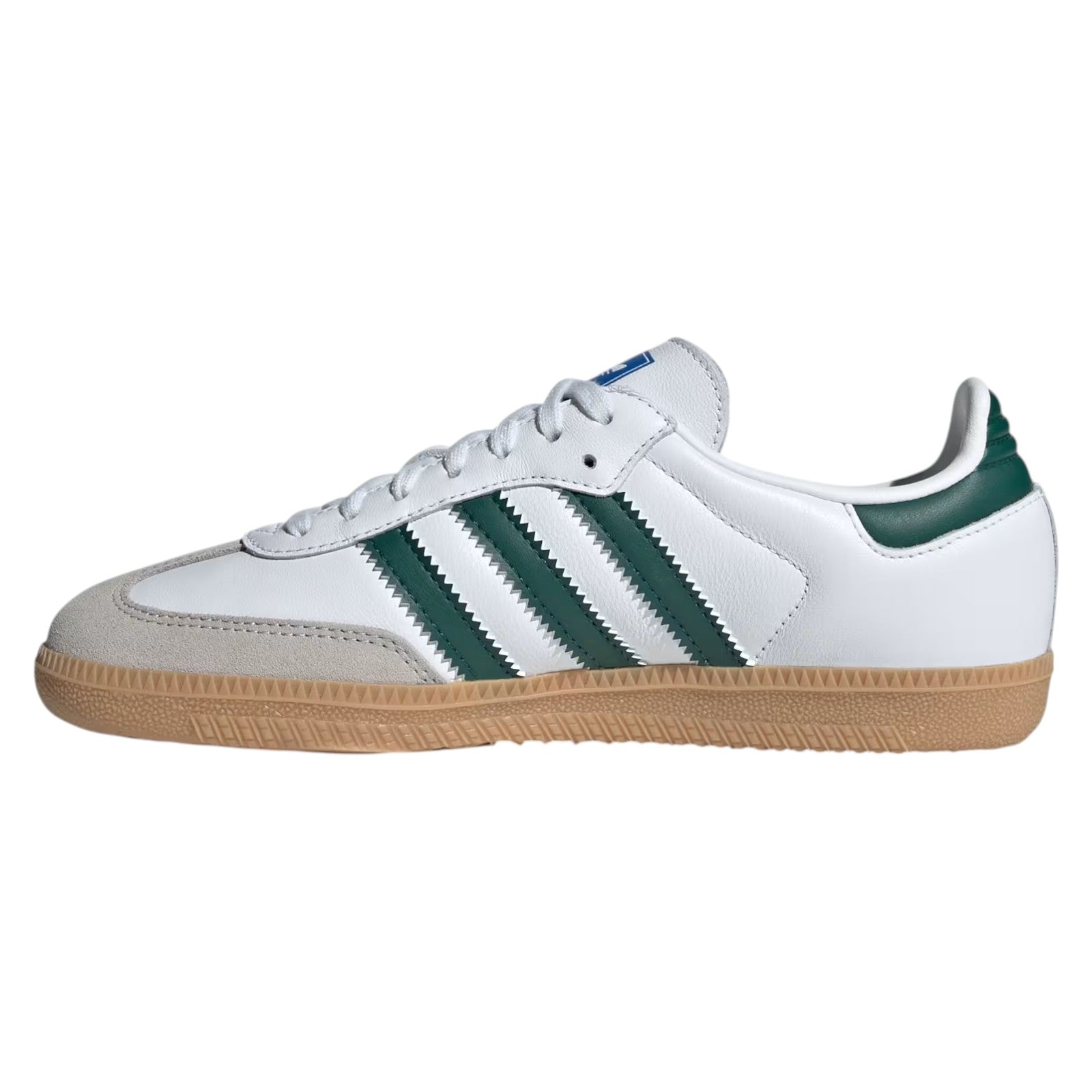 adidas Originals Junior Samba OG Trainers - Cloud White / Collegiate Green / Gum