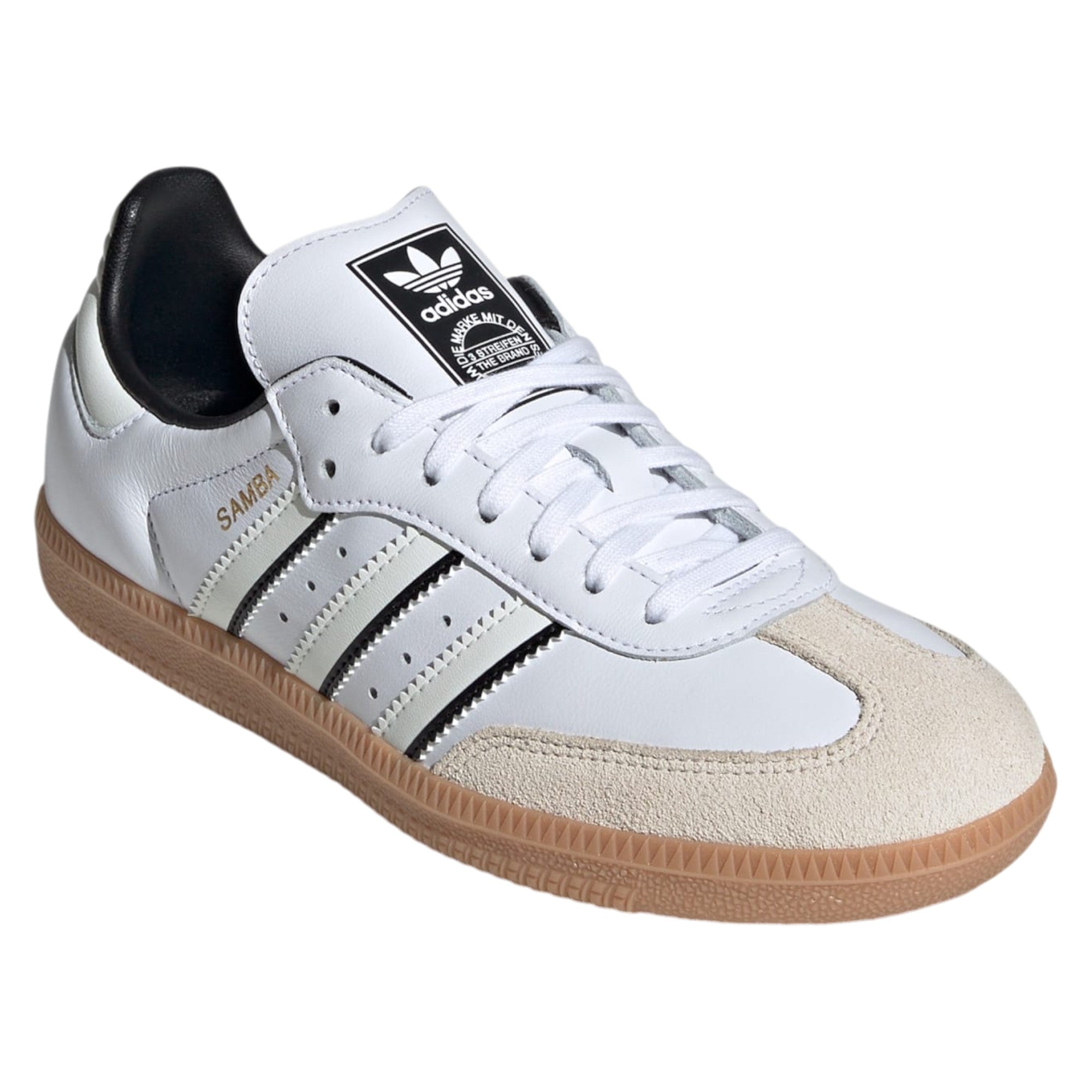 adidas Originals Junior Samba OG Shoes - Cloud White / Off White / Core Black