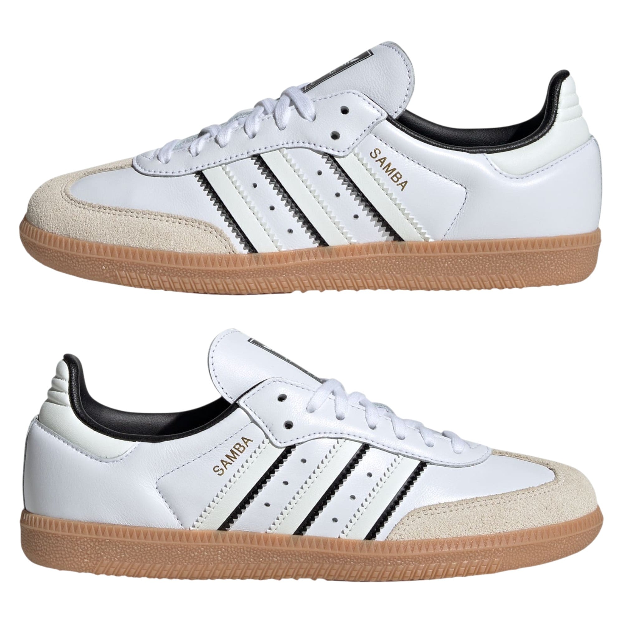adidas Originals Junior Samba OG Shoes - Cloud White / Off White / Core Black