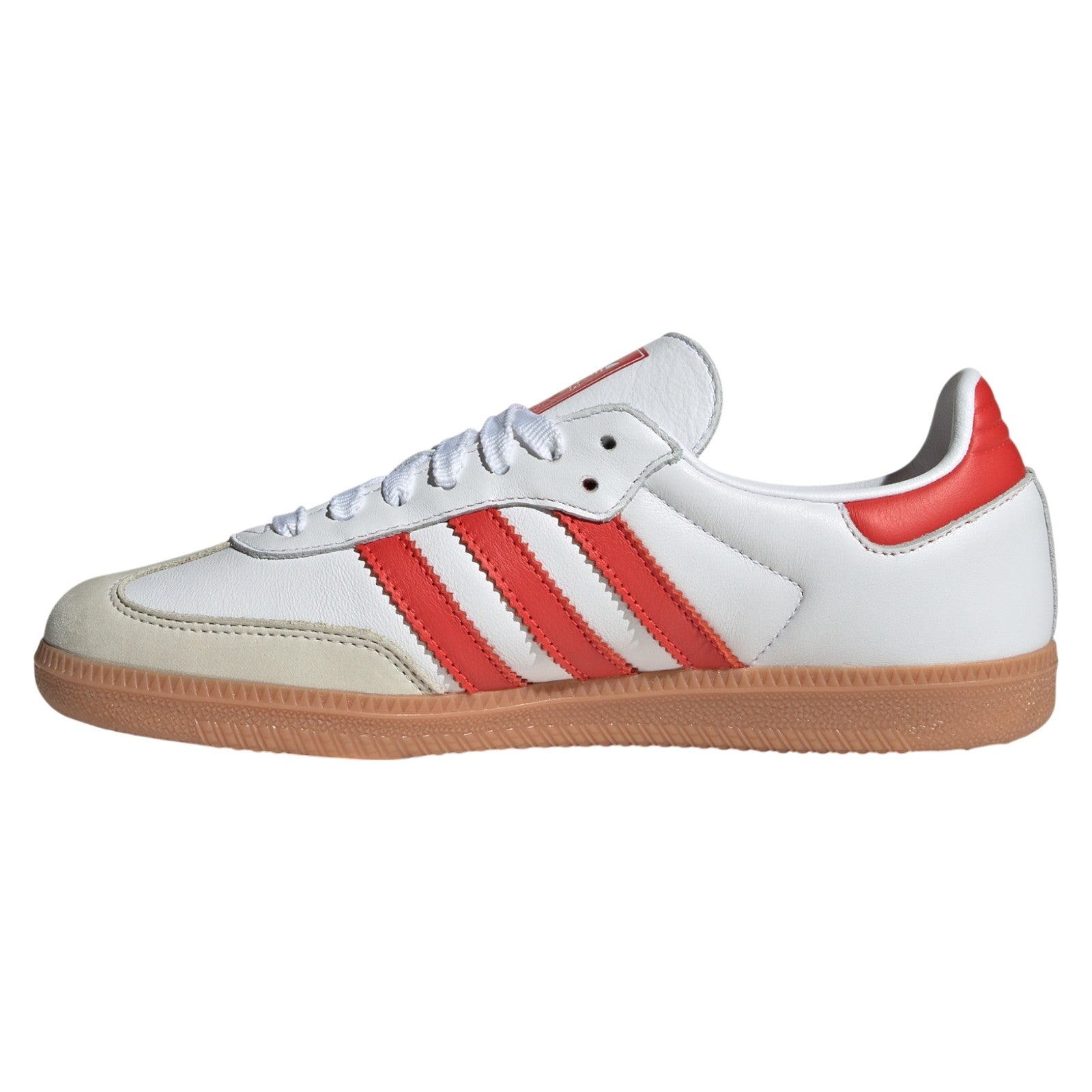 adidas Originals Womens Samba OG Shoes - Cloud White / Solar Red