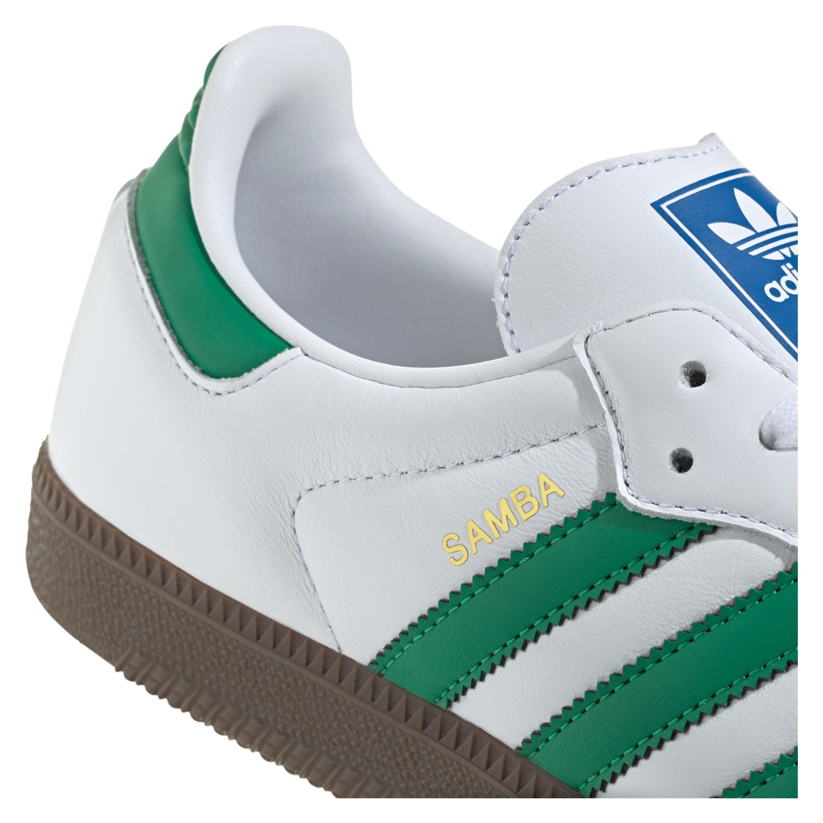 adidas Originals Samba OG Shoes - Cloud White / Green