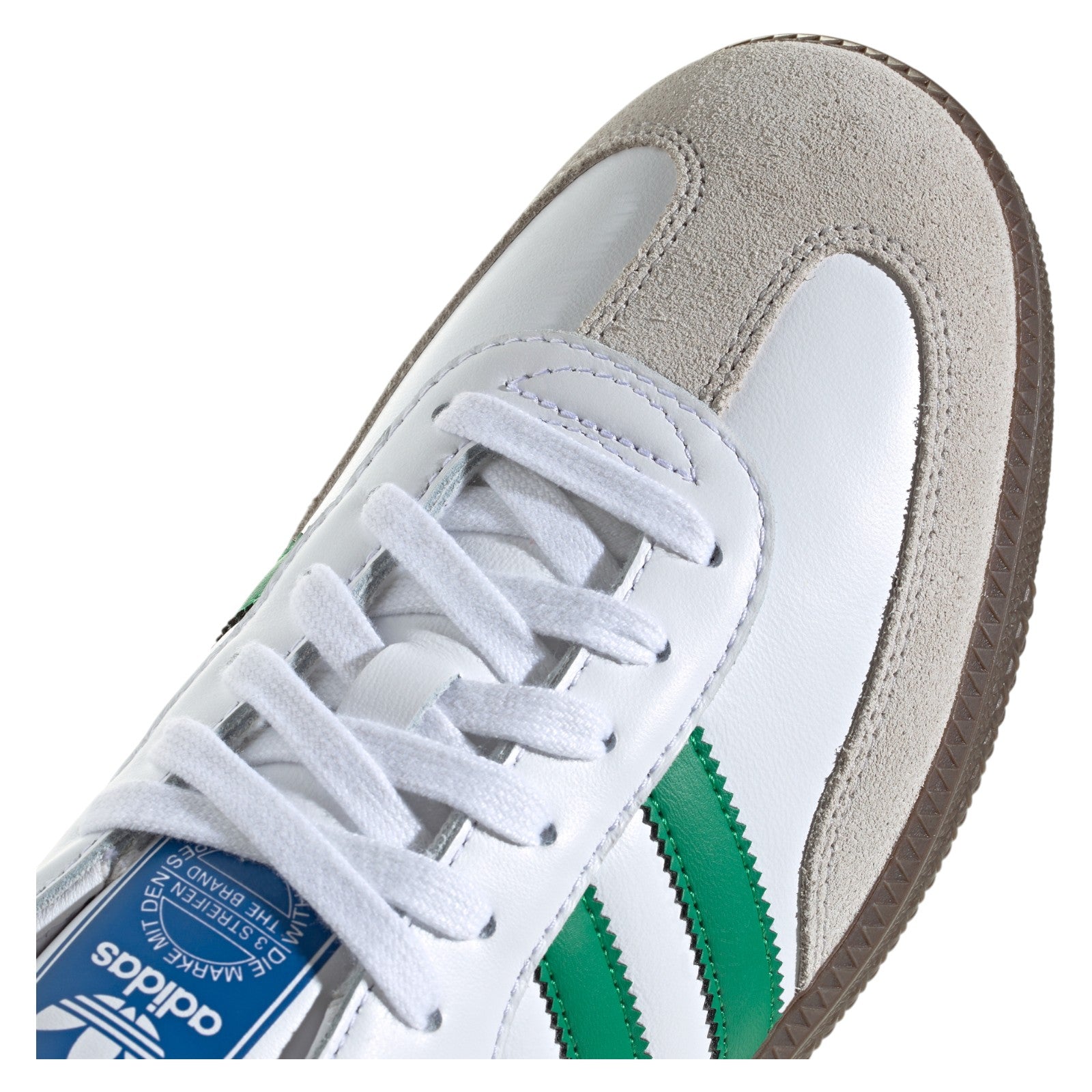 adidas Originals Samba OG Shoes - Cloud White / Green