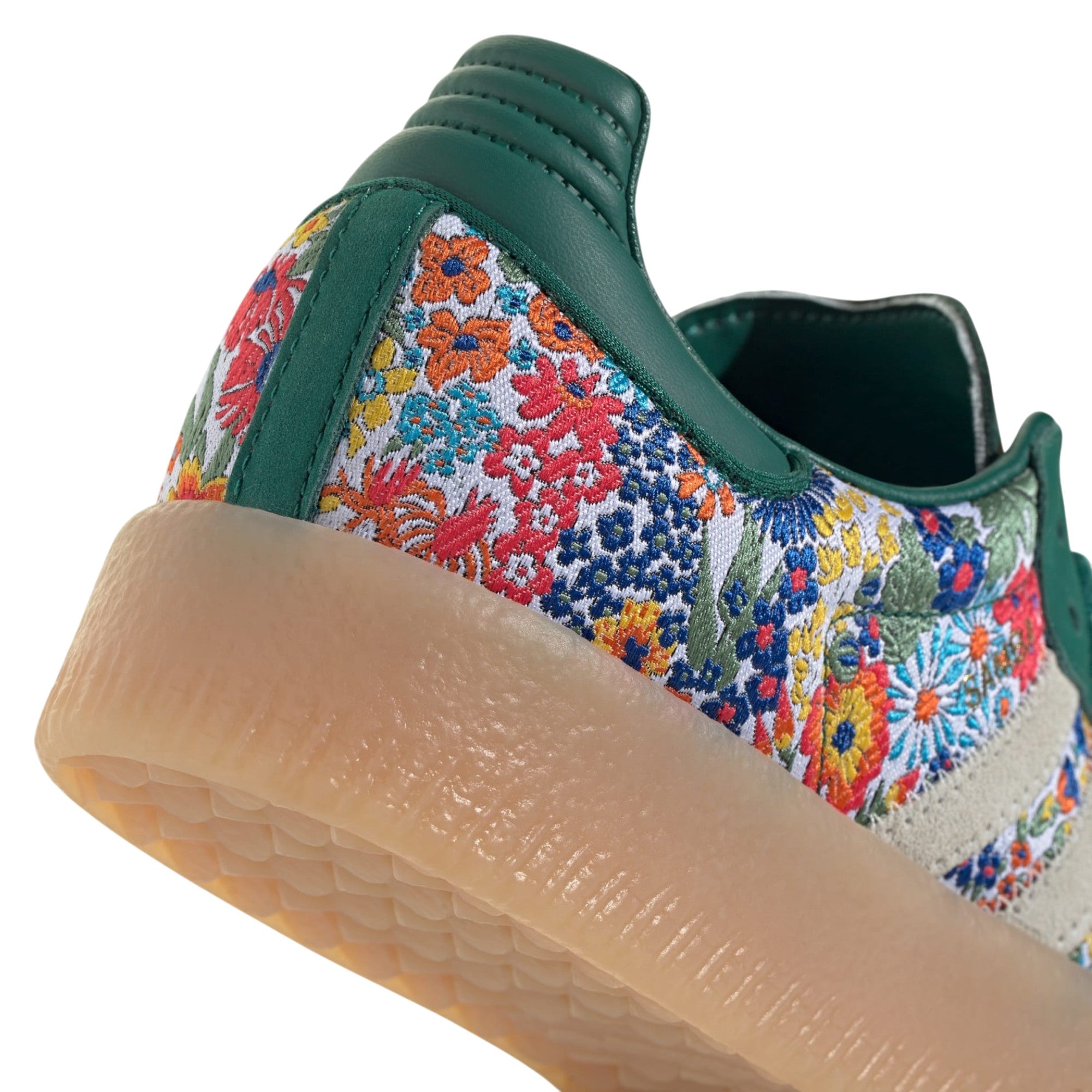 adidas Originals x Liberty London Womens Sambae Shoes - Green Floral
