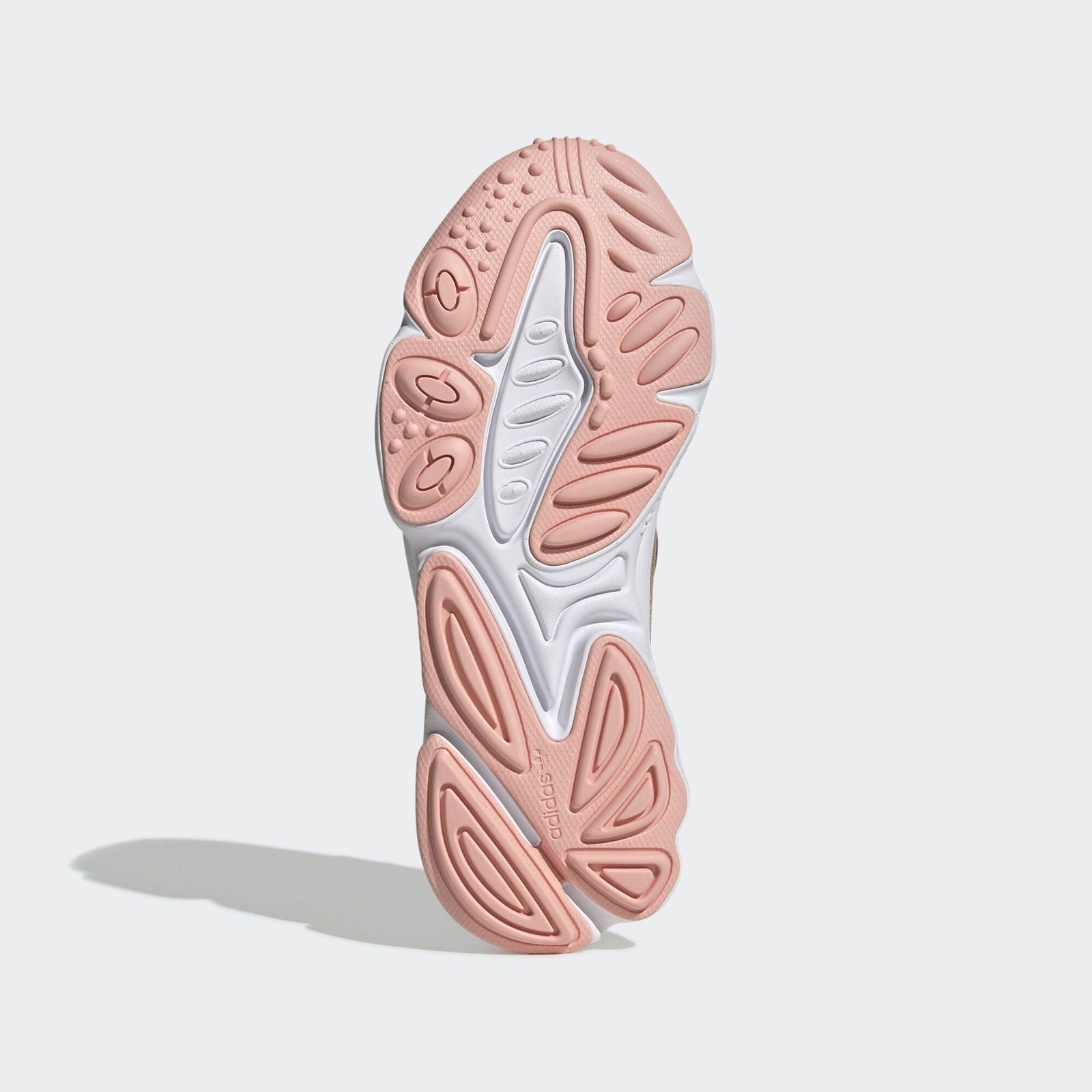 adidas Originals Womens Ozweego Shoes - Ash Pearl / Semi Coral - ViaductClothing - -