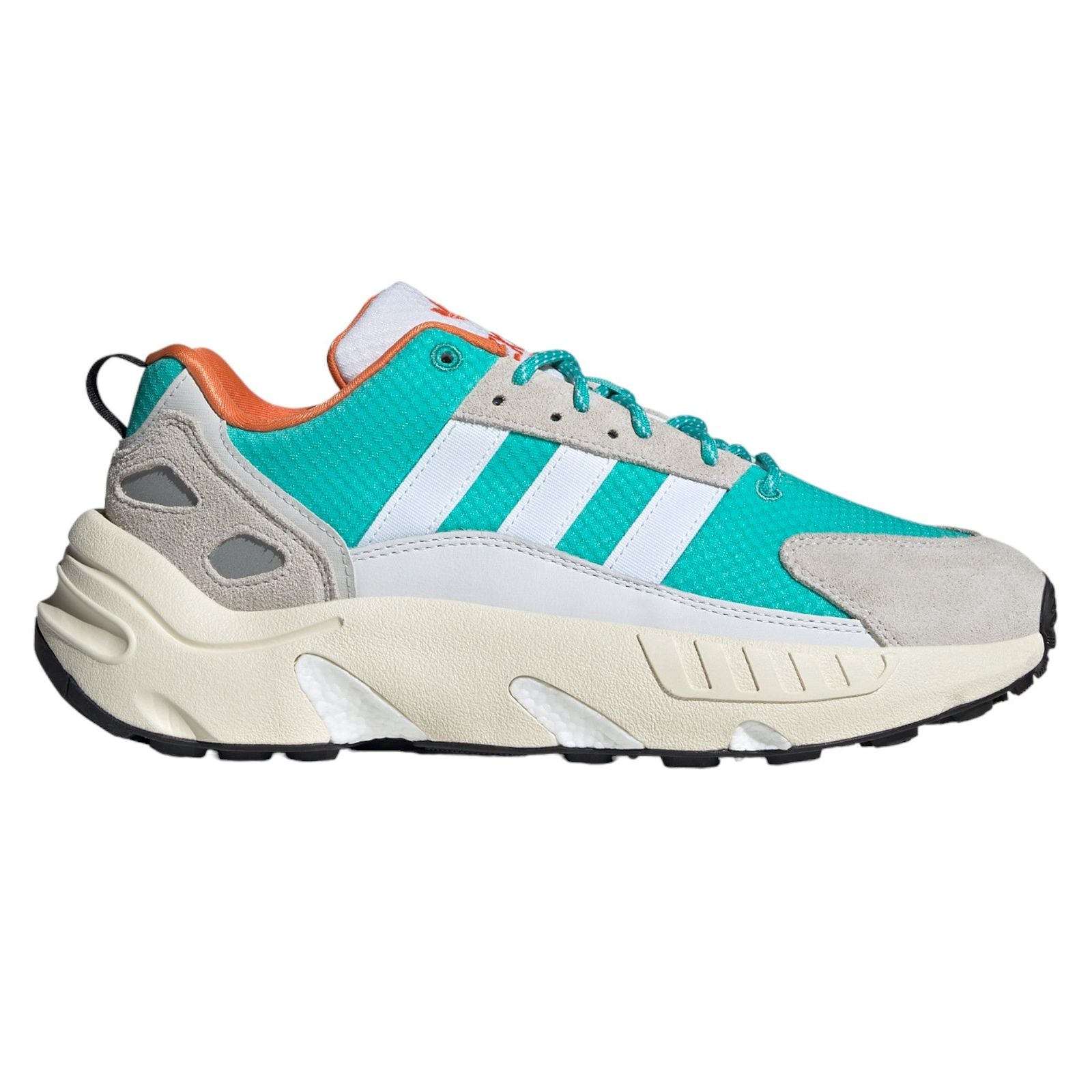 adidas Originals ZX 22 BOOST Shoes - Cloud White / Semi Mint Rush - ViaductClothing - -