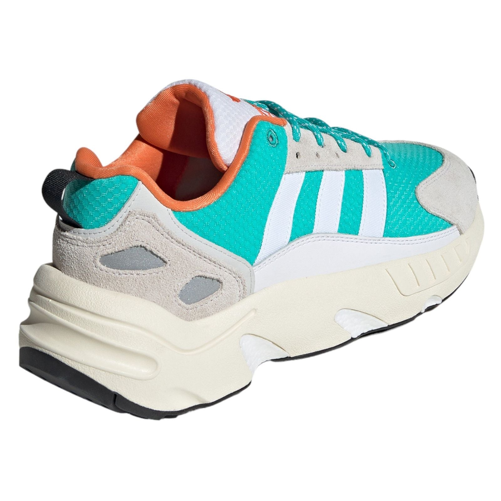 adidas Originals ZX 22 BOOST Shoes - Cloud White / Semi Mint Rush - ViaductClothing - -