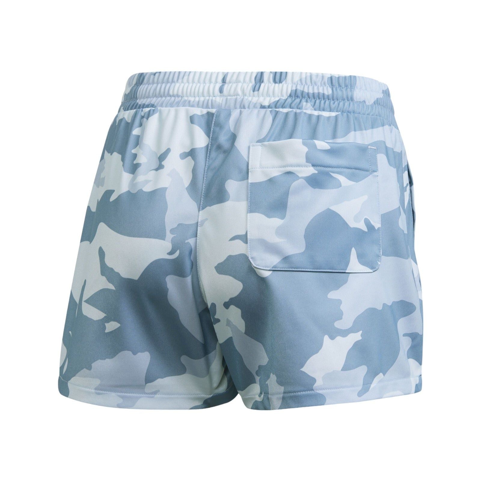 adidas Originals Women's R.Y.V. Camouflage Shorts - Sky Tint / Shade Blue - ViaductClothing - -