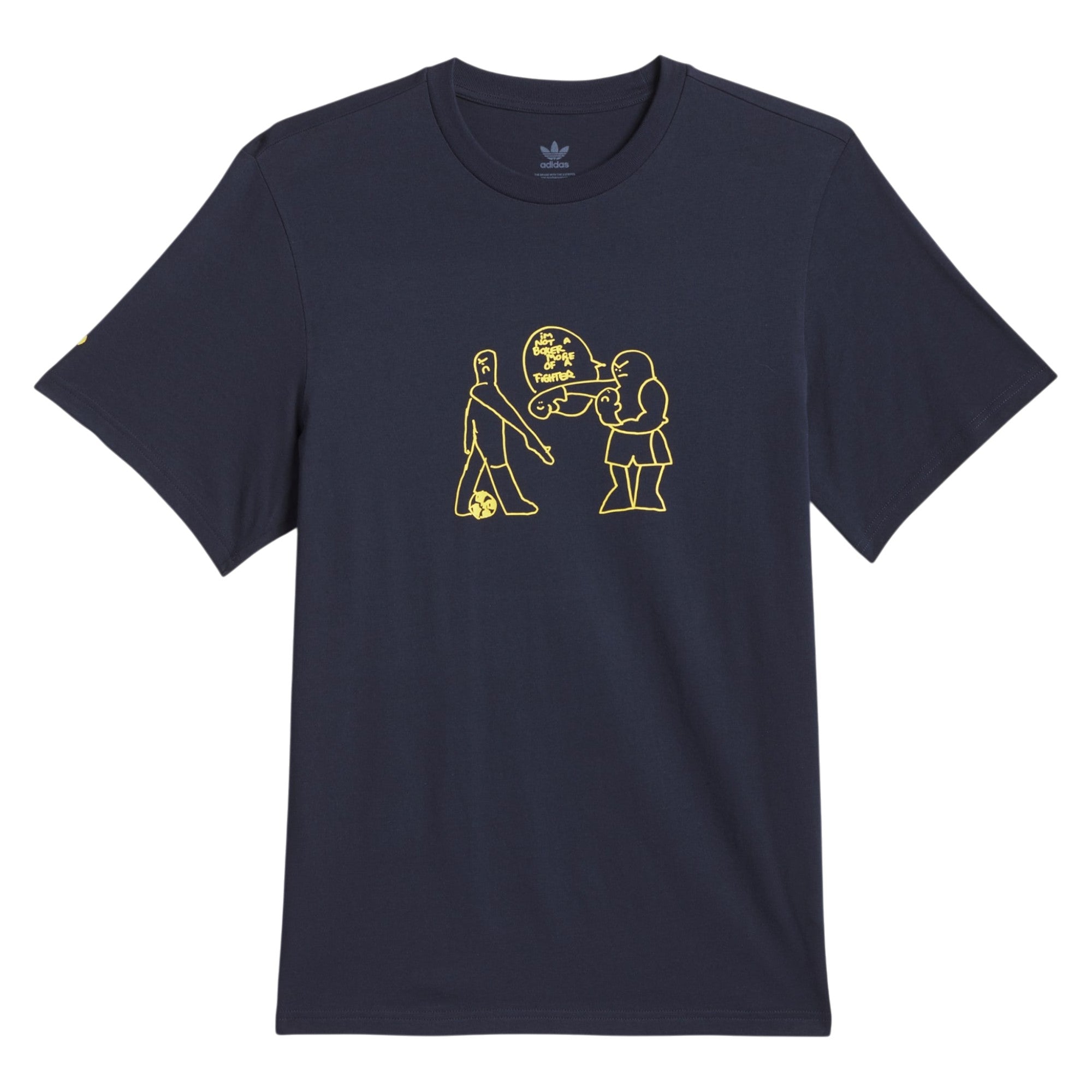adidas Originals Unisex Shmoofoil Fighter T-Shirt - Legend Ink