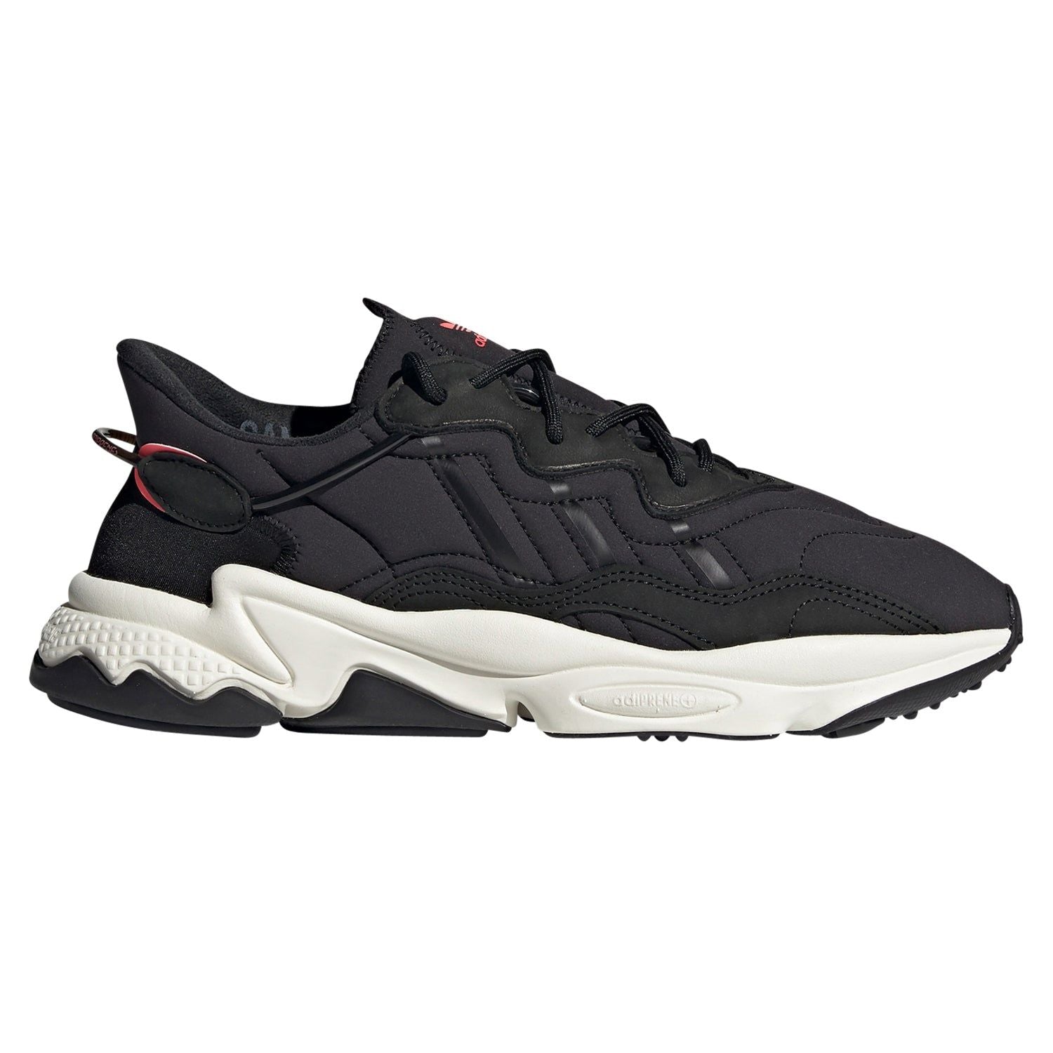 adidas Originals Unisex Ozweego Shoes - Core Black/Signal Pink - ViaductClothing - -