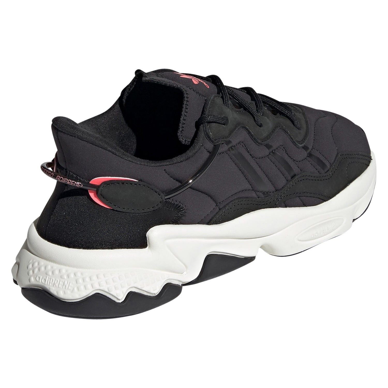 adidas Originals Unisex Ozweego Shoes - Core Black/Signal Pink - ViaductClothing - -