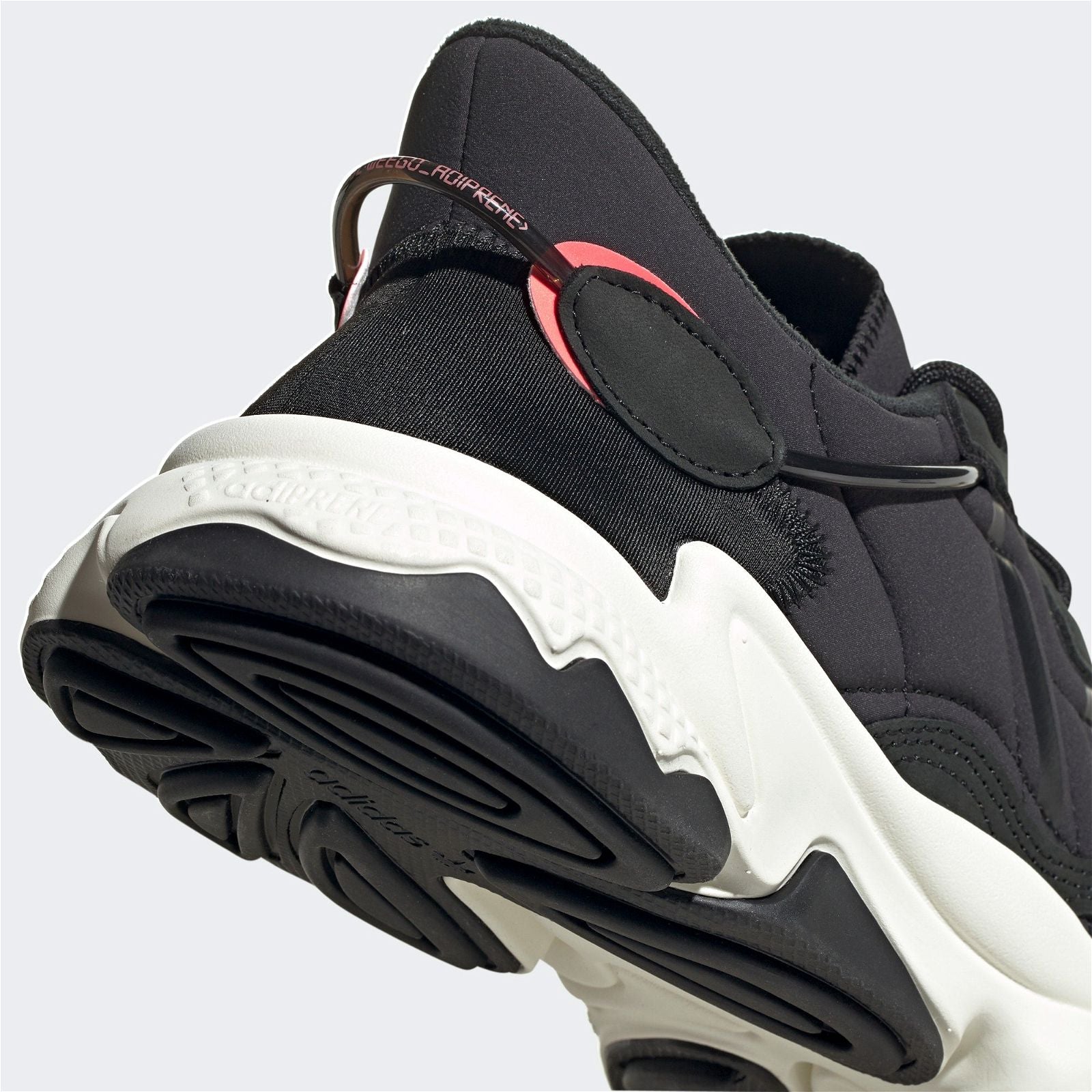 adidas Originals Unisex Ozweego Shoes - Core Black/Signal Pink - ViaductClothing - -
