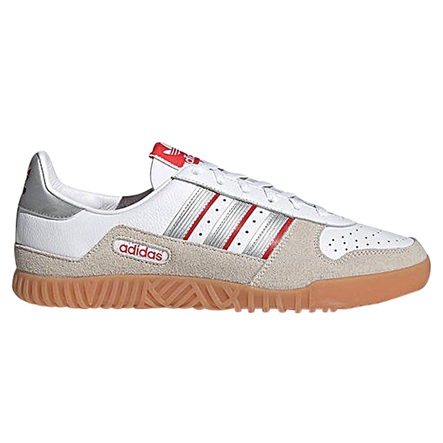 adidas Originals Indoor Comp Shoes - White/Silver - ViaductClothing - -