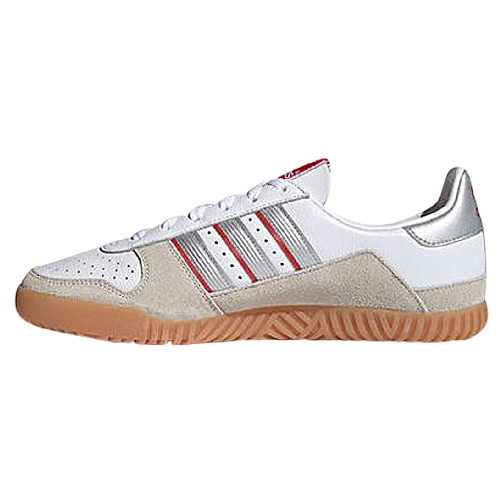 adidas Originals Indoor Comp Shoes - White/Silver - ViaductClothing - -