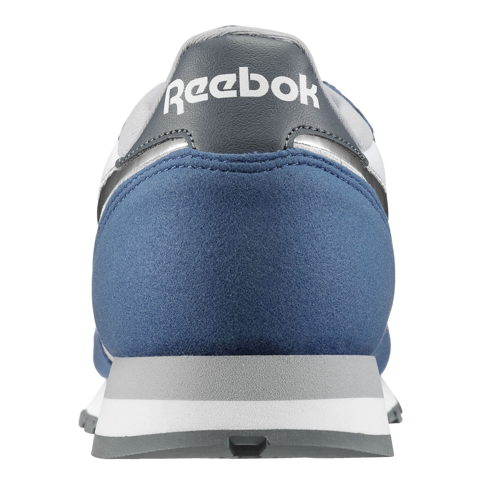 Reebok Classic Leather Trainers - Blue/Silver - ViaductClothing - -