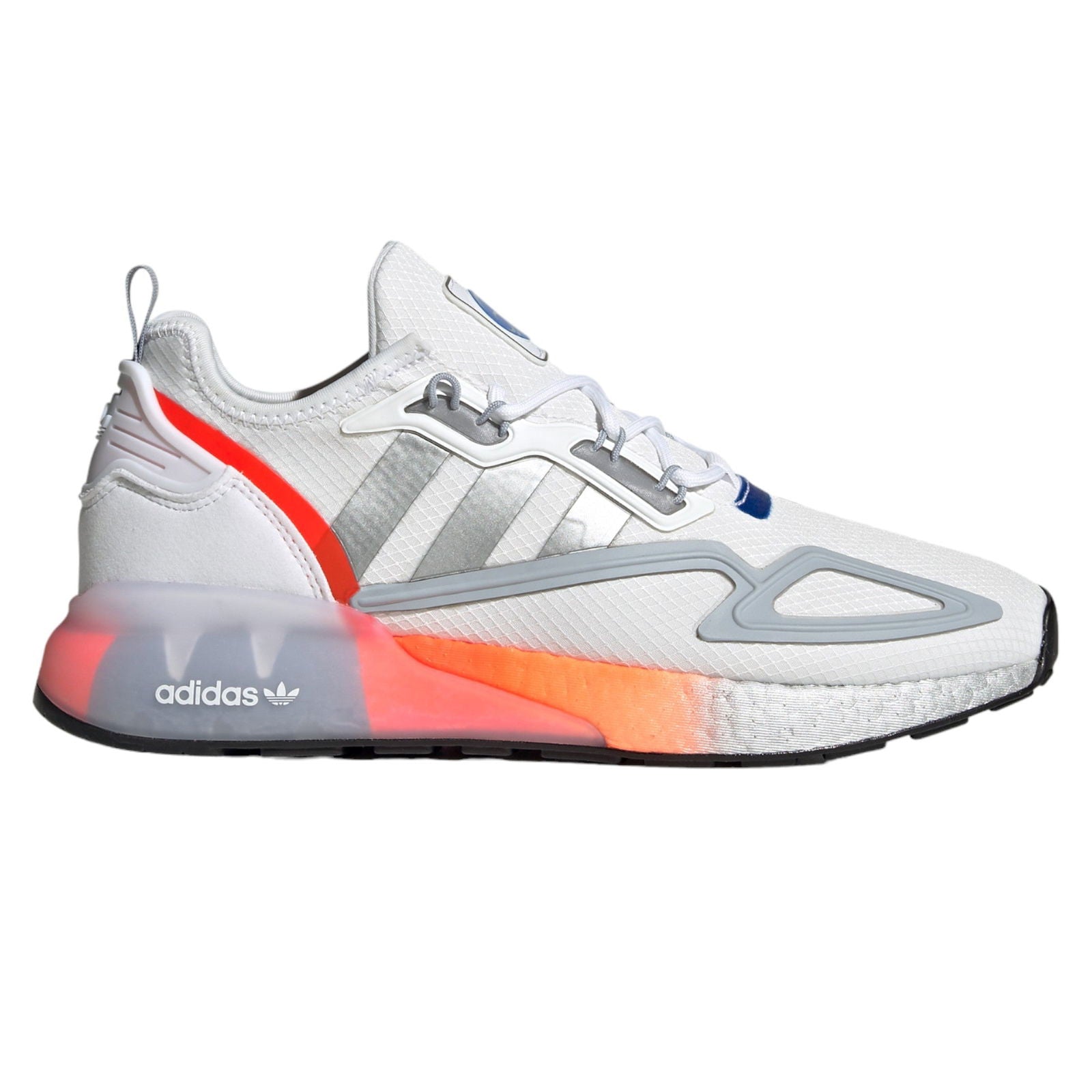 adidas Originals x Nasa ZX 2K Boost Trainers - Cloud White / Silver Metallic - ViaductClothing - -