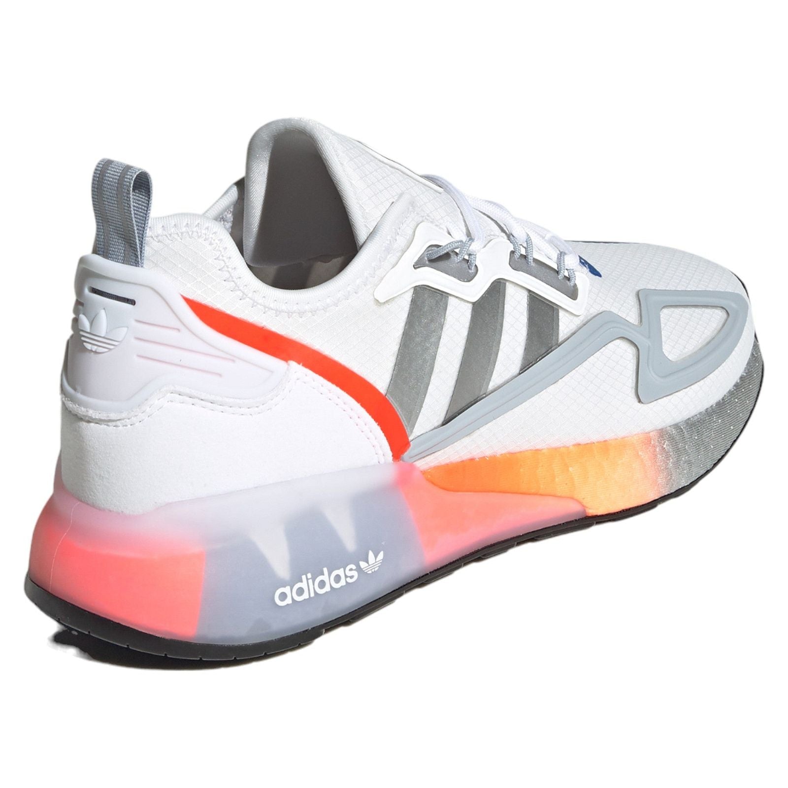 adidas Originals x Nasa ZX 2K Boost Trainers - Cloud White / Silver Metallic - ViaductClothing - -