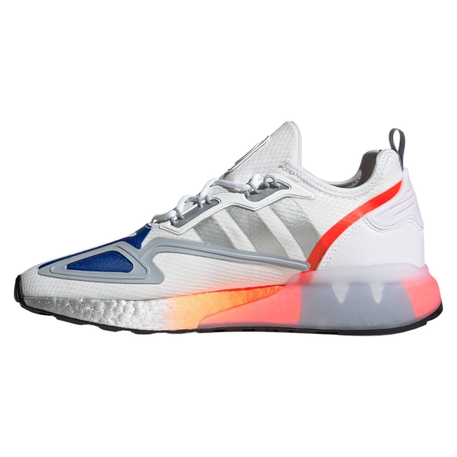 adidas Originals x Nasa ZX 2K Boost Trainers - Cloud White / Silver Metallic - ViaductClothing - -