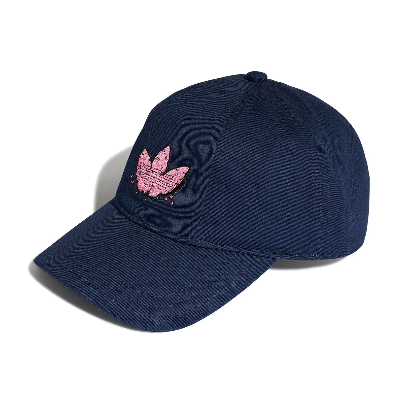 adidas Originals Dino Graphic Baseball Hat - Navy / Solar Pink - ViaductClothing - -