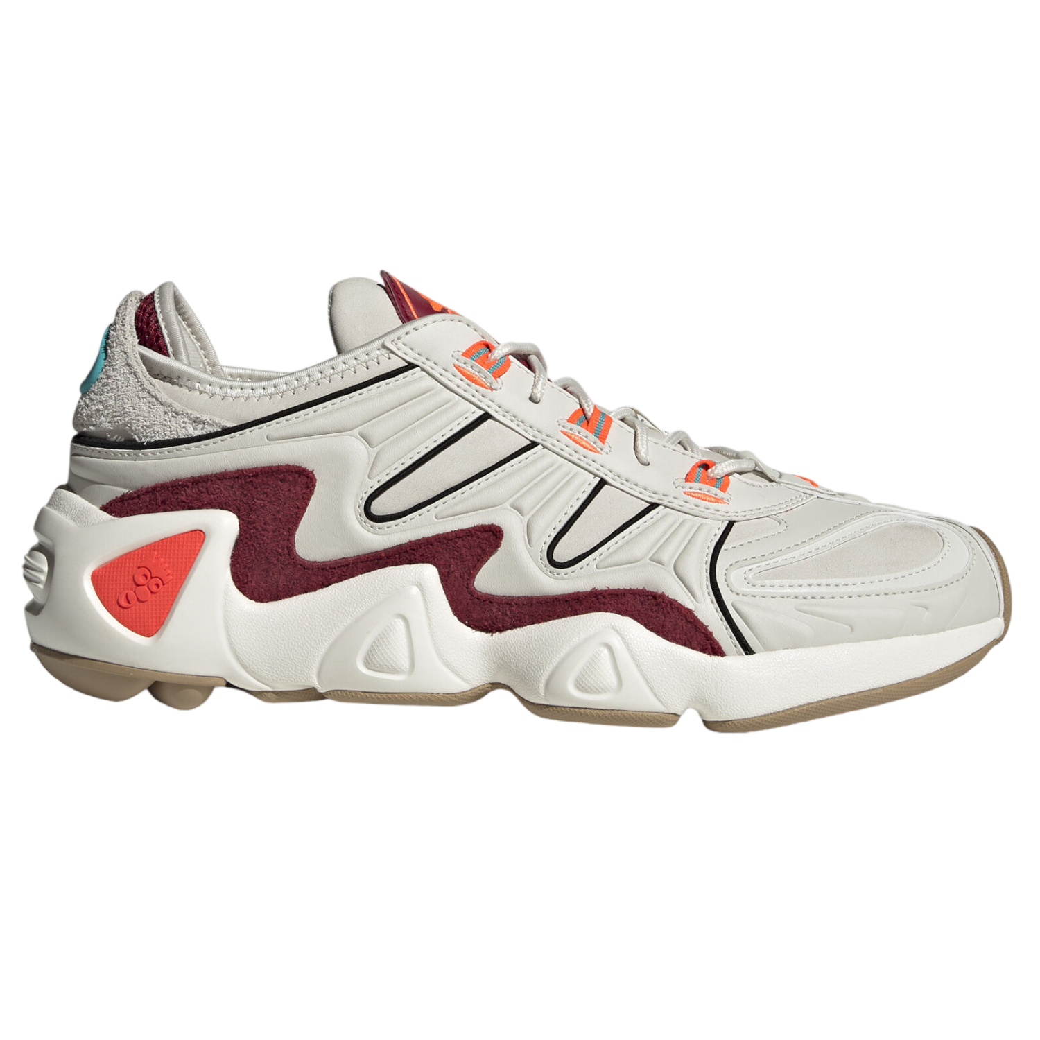 adidas Originals Unisex FYW S-97 Trainers - White / Solar Red - ViaductClothing - -