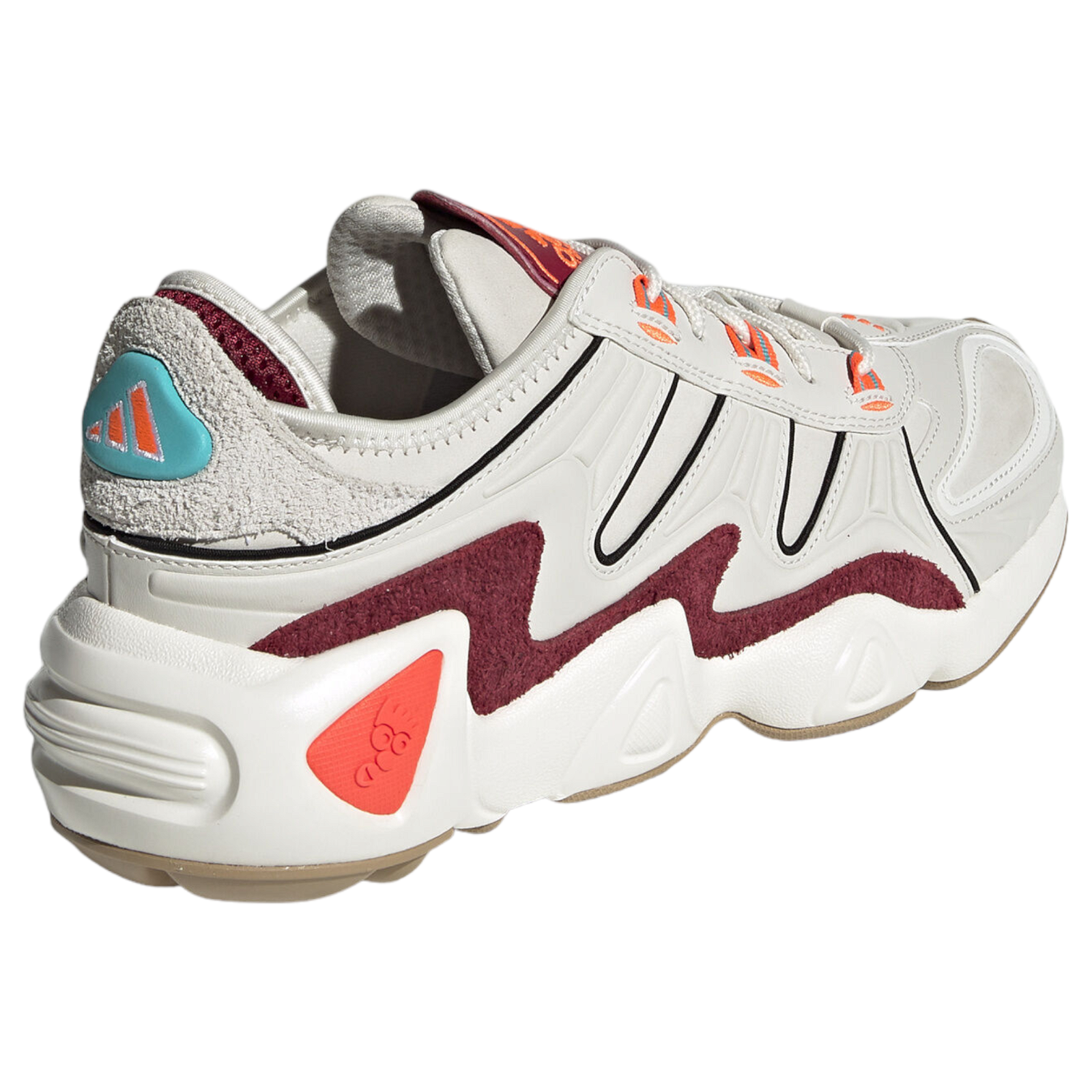adidas Originals Unisex FYW S-97 Trainers - White / Solar Red - ViaductClothing - -