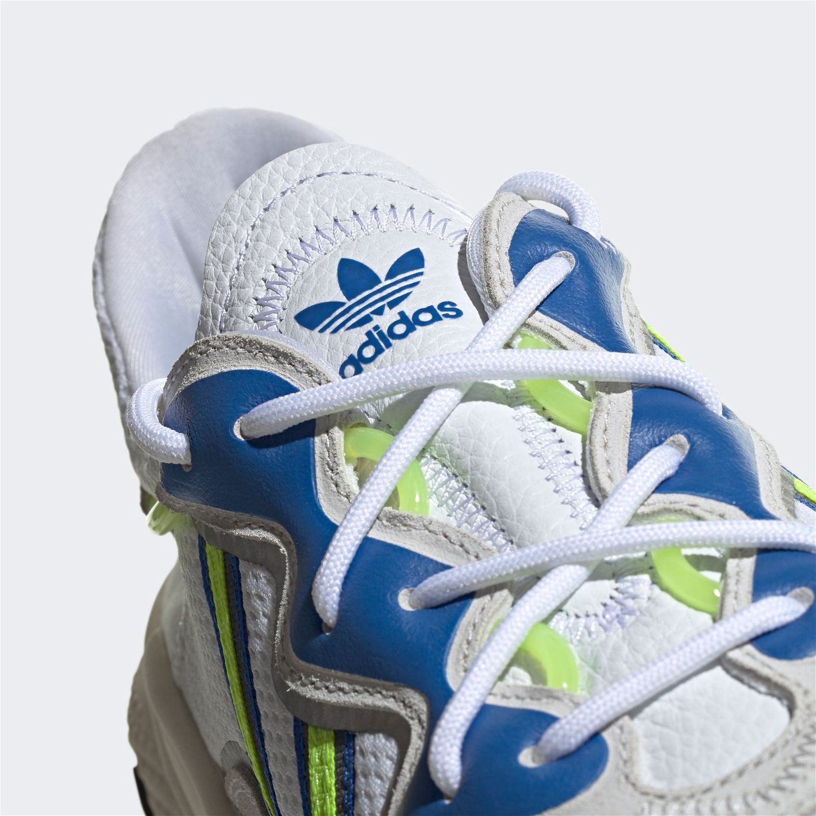 adidas Ozweego Shoes - Cloud White / Solar Yellow - ViaductClothing - -