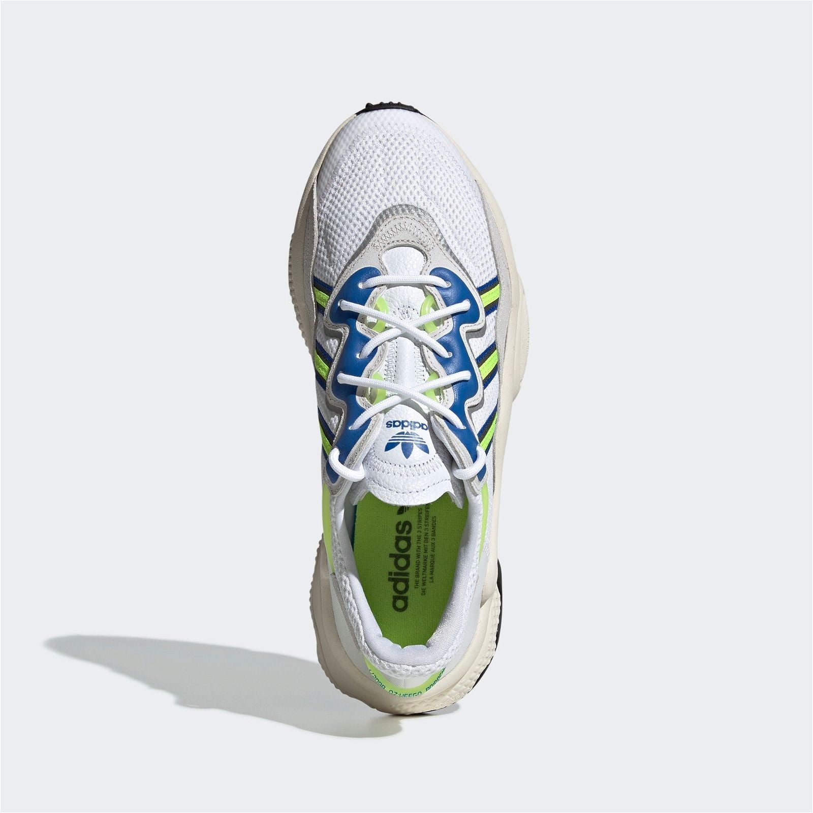 adidas Ozweego Shoes - Cloud White / Solar Yellow - ViaductClothing - -