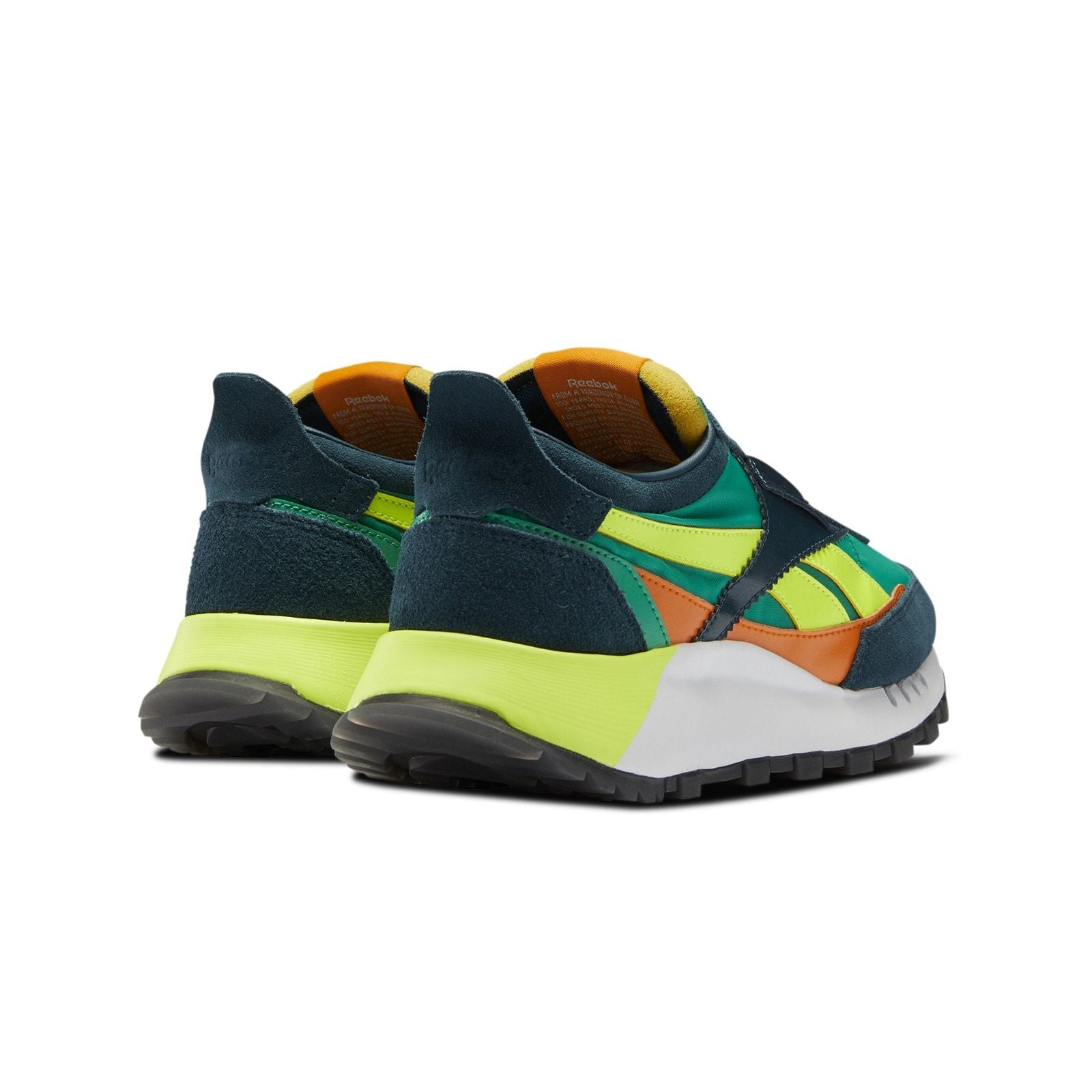 Reebok Classic Leather Legacy Shoes - Court Green / Solar Yellow - ViaductClothing - -