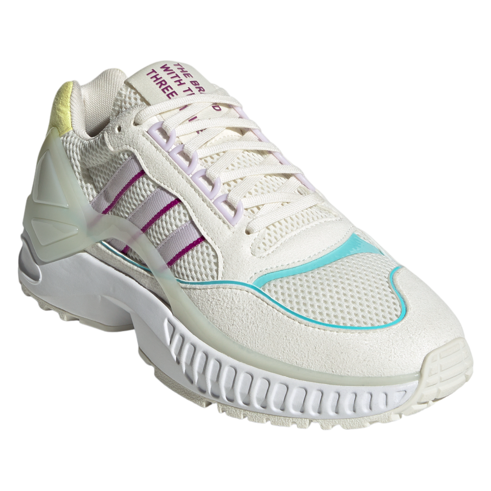 adidas Originals Womens ZX Wavian Shoes - Off White / Sonic Fuchsia - ViaductClothing - -