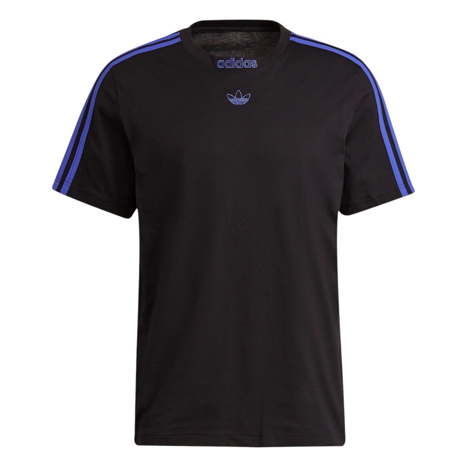 adidas Originals SPRT 3-Stripes Tee - Black / Sonic Ink - ViaductClothing - -