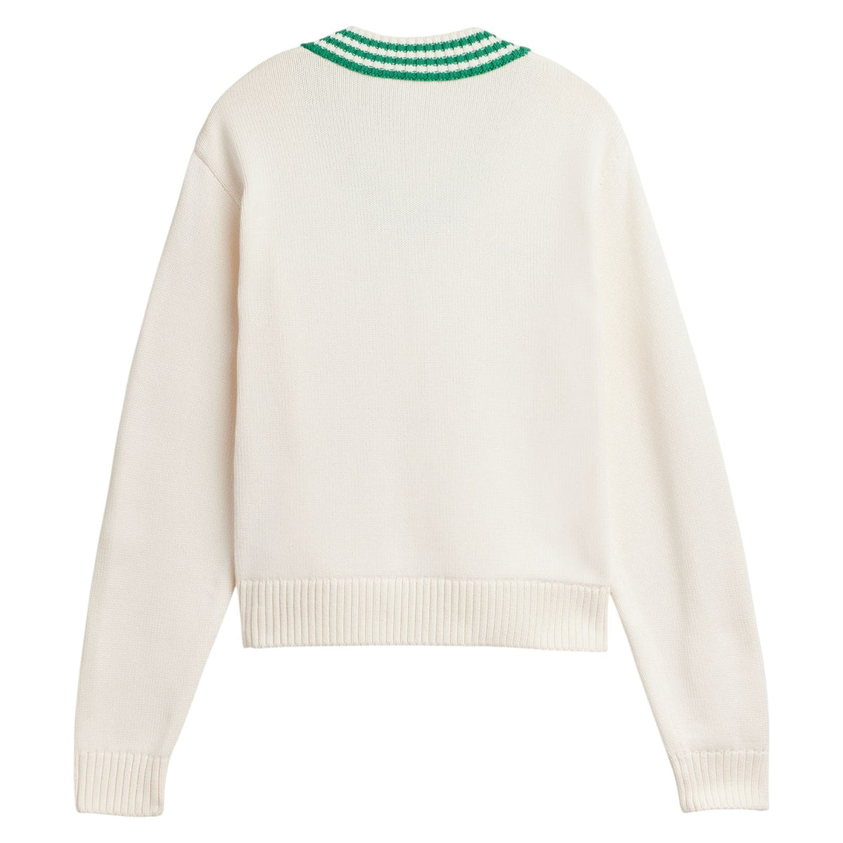 adidas Originals Women's Sporty & Rich V-Neck Sweater - White