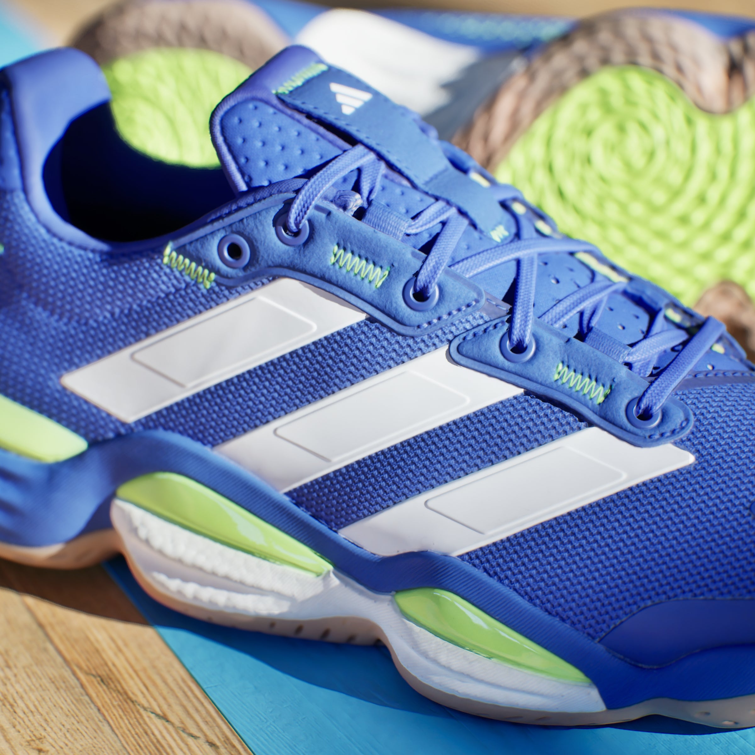 adidas Stabil 16 Indoor Shoes - Lucid Blue / Cloud White