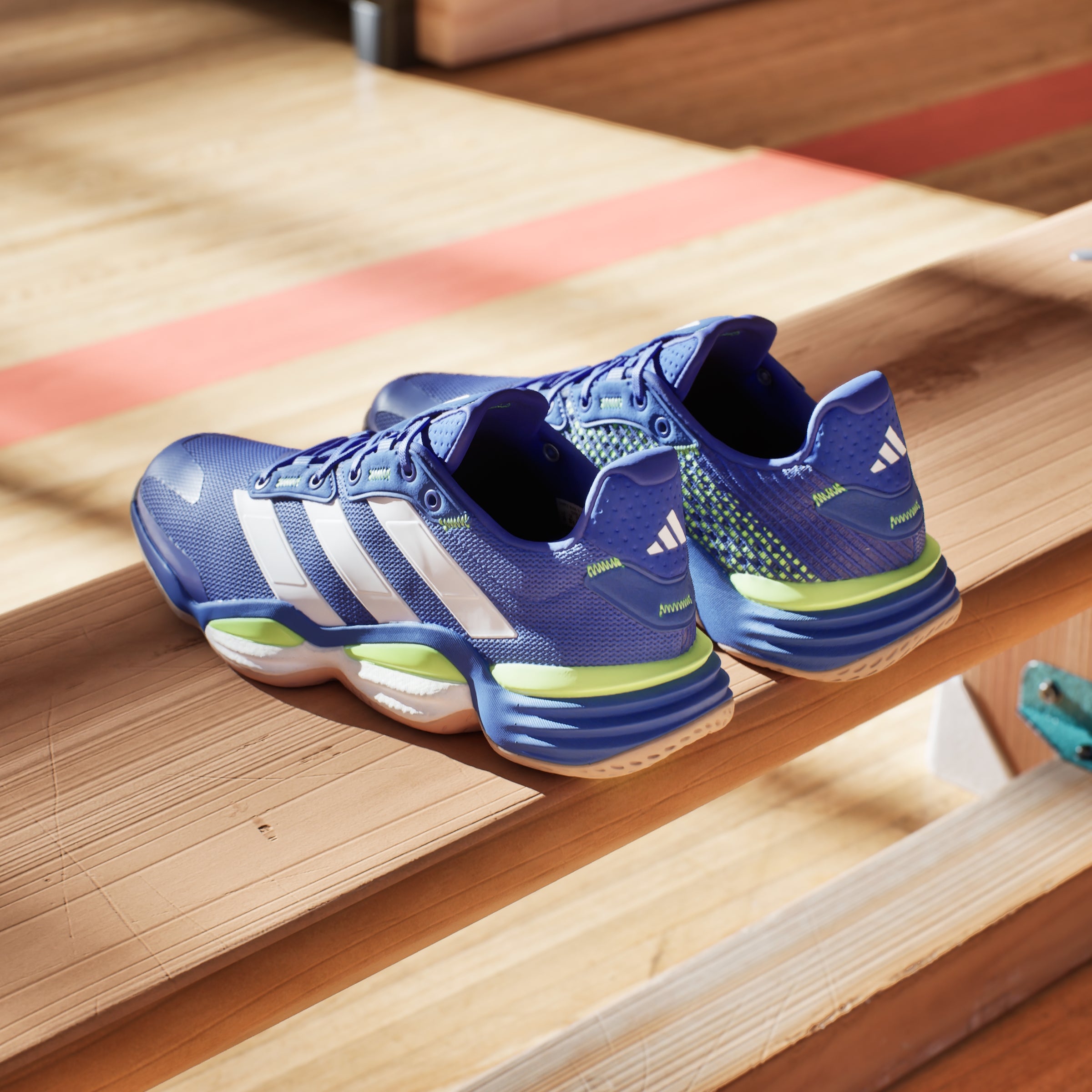 adidas Stabil 16 Indoor Shoes - Lucid Blue / Cloud White
