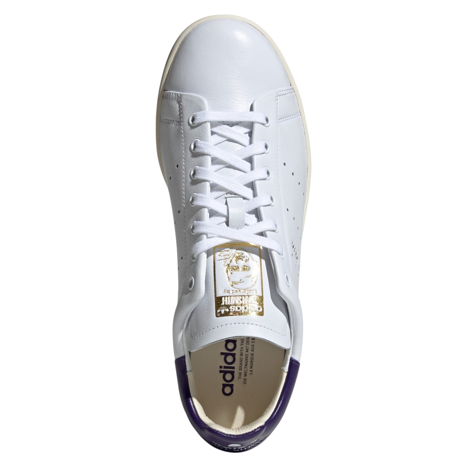 adidas Originals Stan Smith Lux Shoes - White / Collegiate Purple