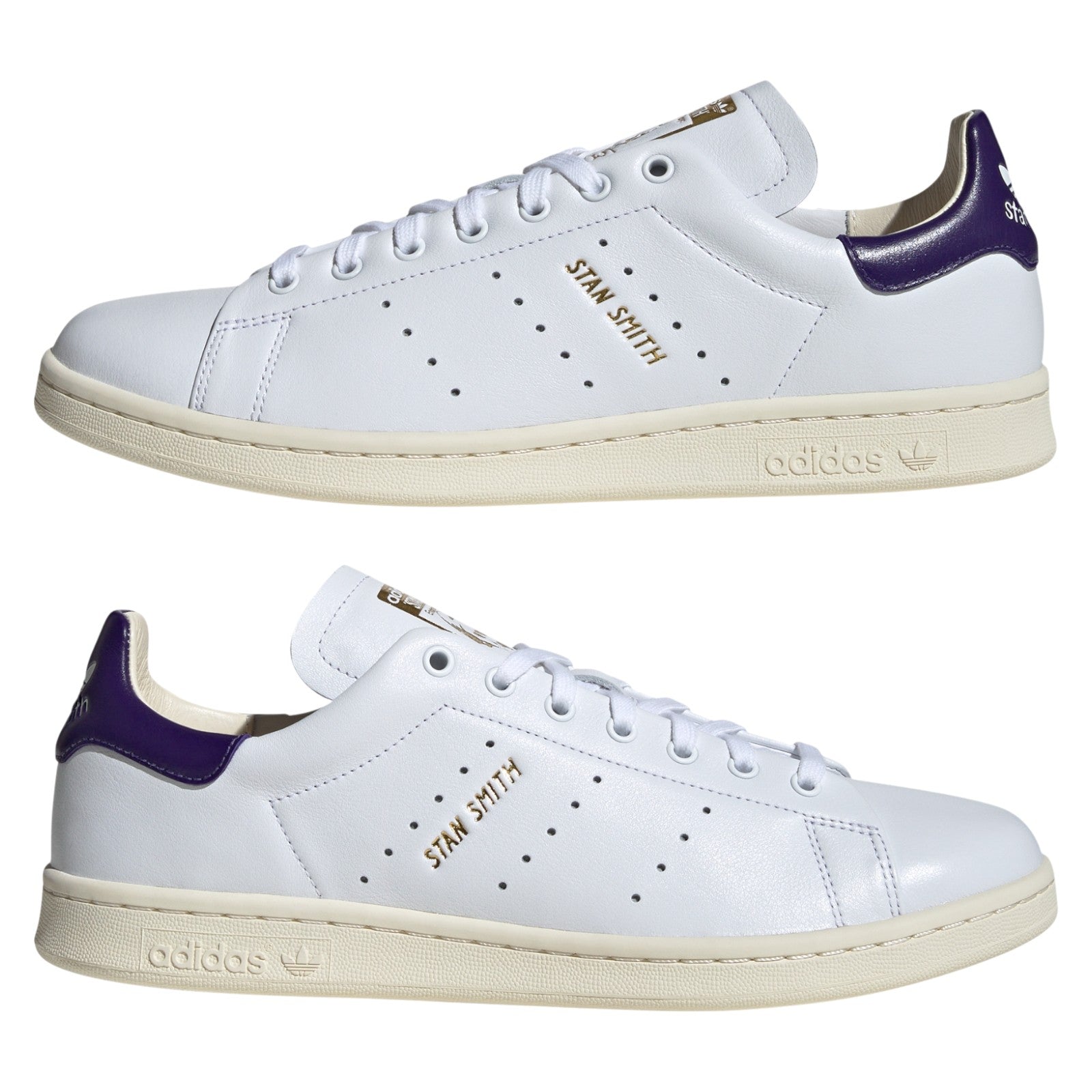 adidas Originals Stan Smith Lux Shoes - White / Collegiate Purple